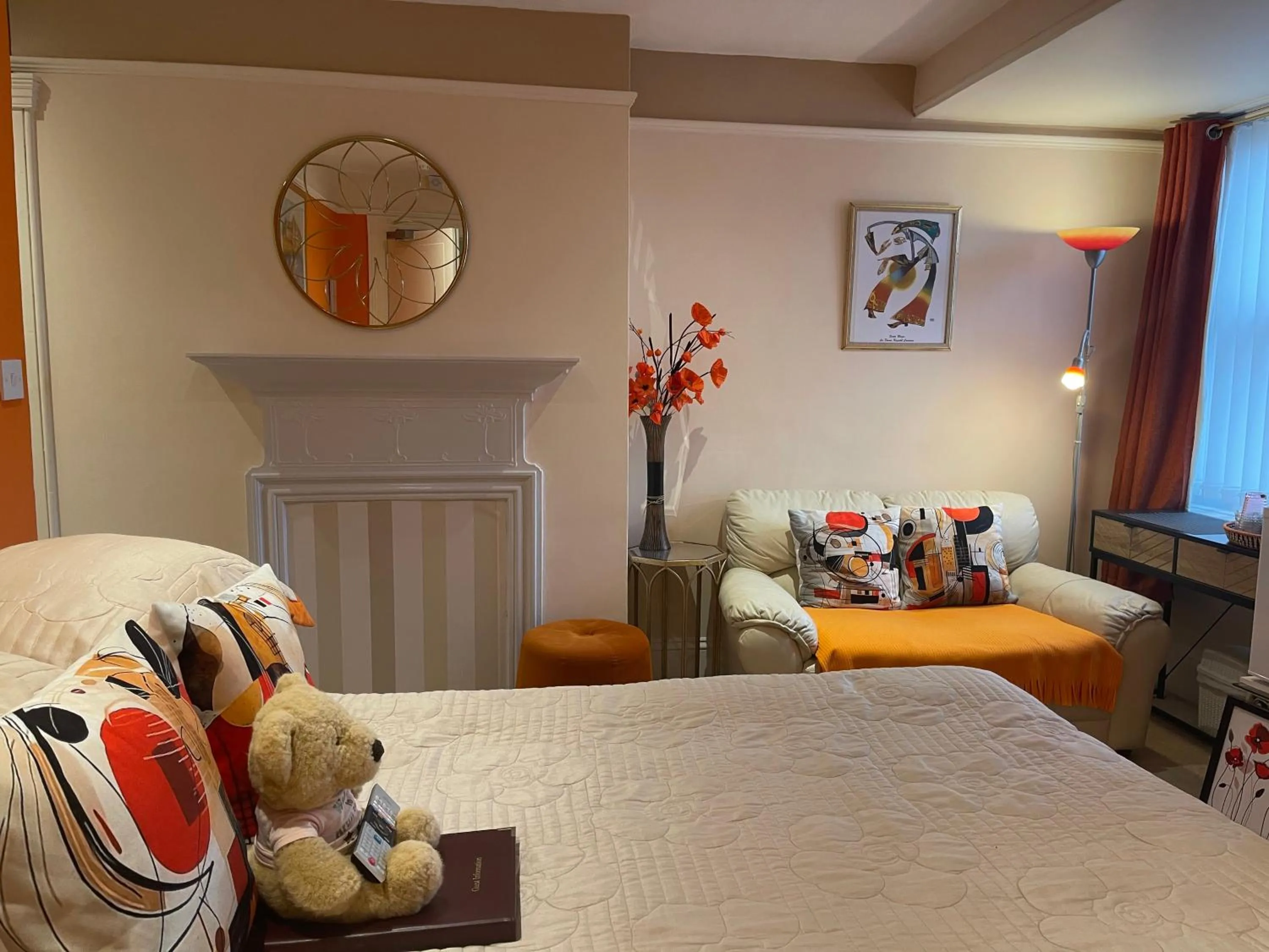 Bed in Arun Sands Rooms
