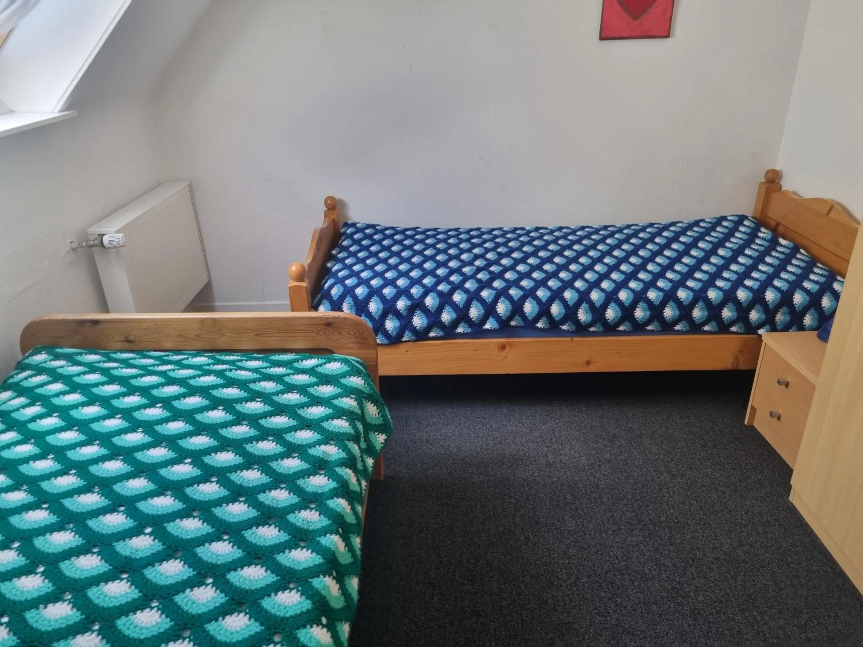 Bed in Hotel Schwung