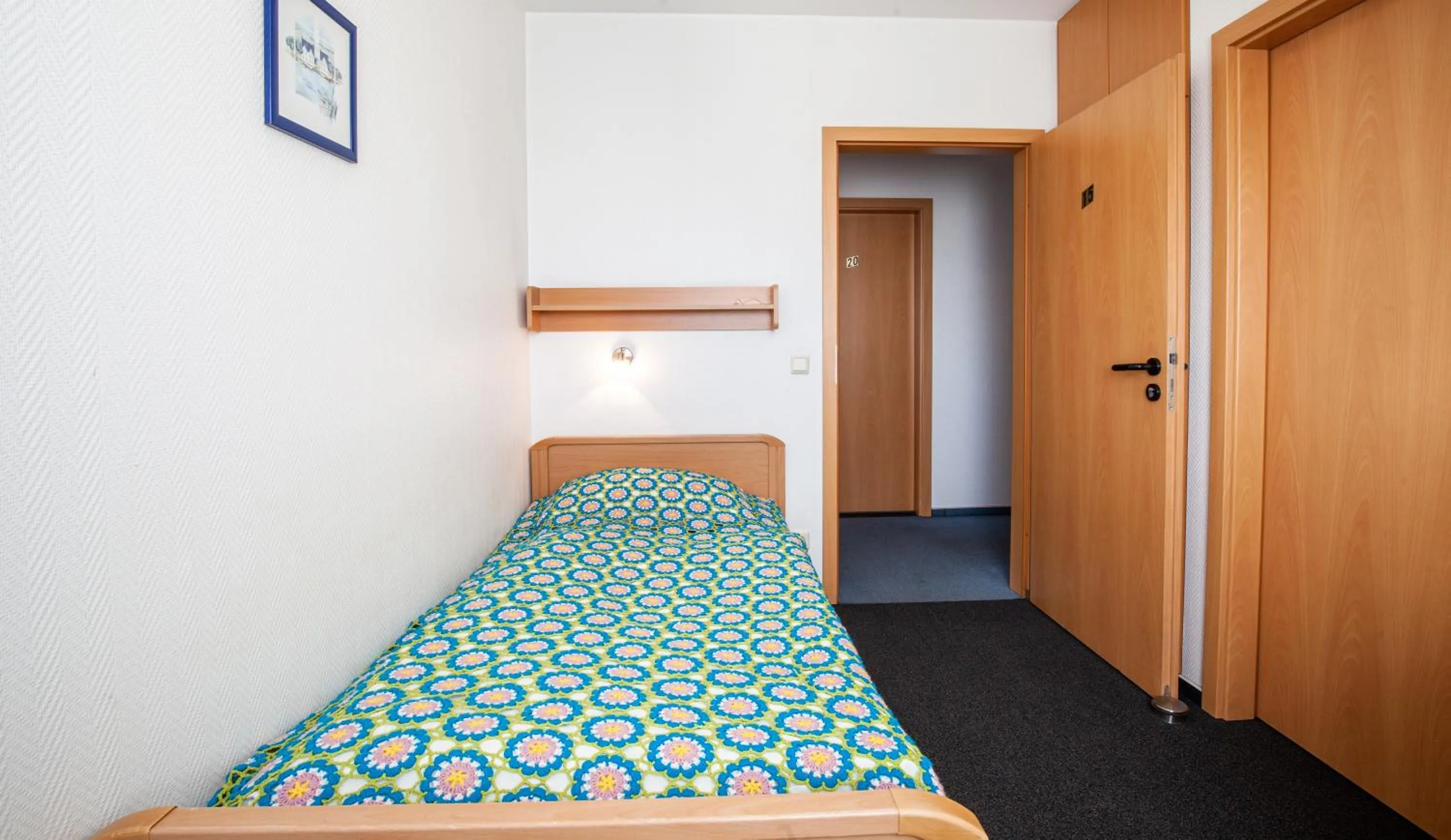 Bed in Hotel Schwung