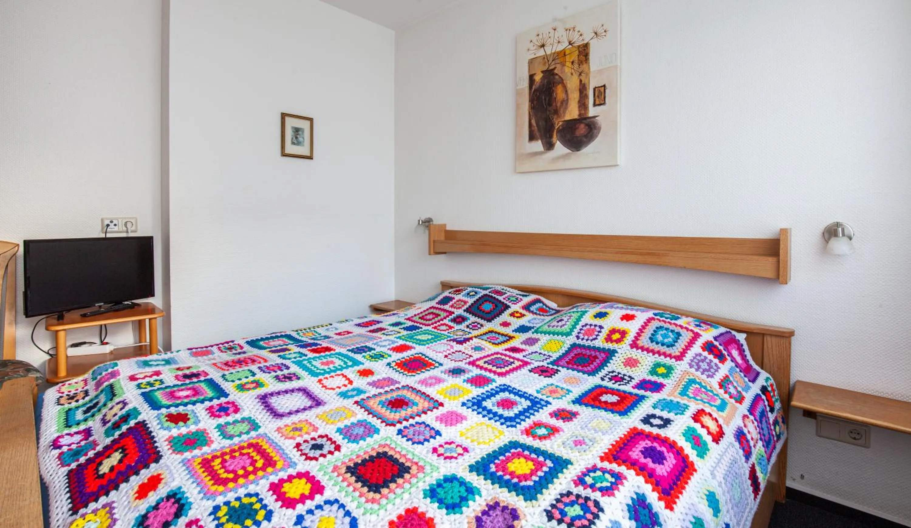 Bed in Hotel Schwung