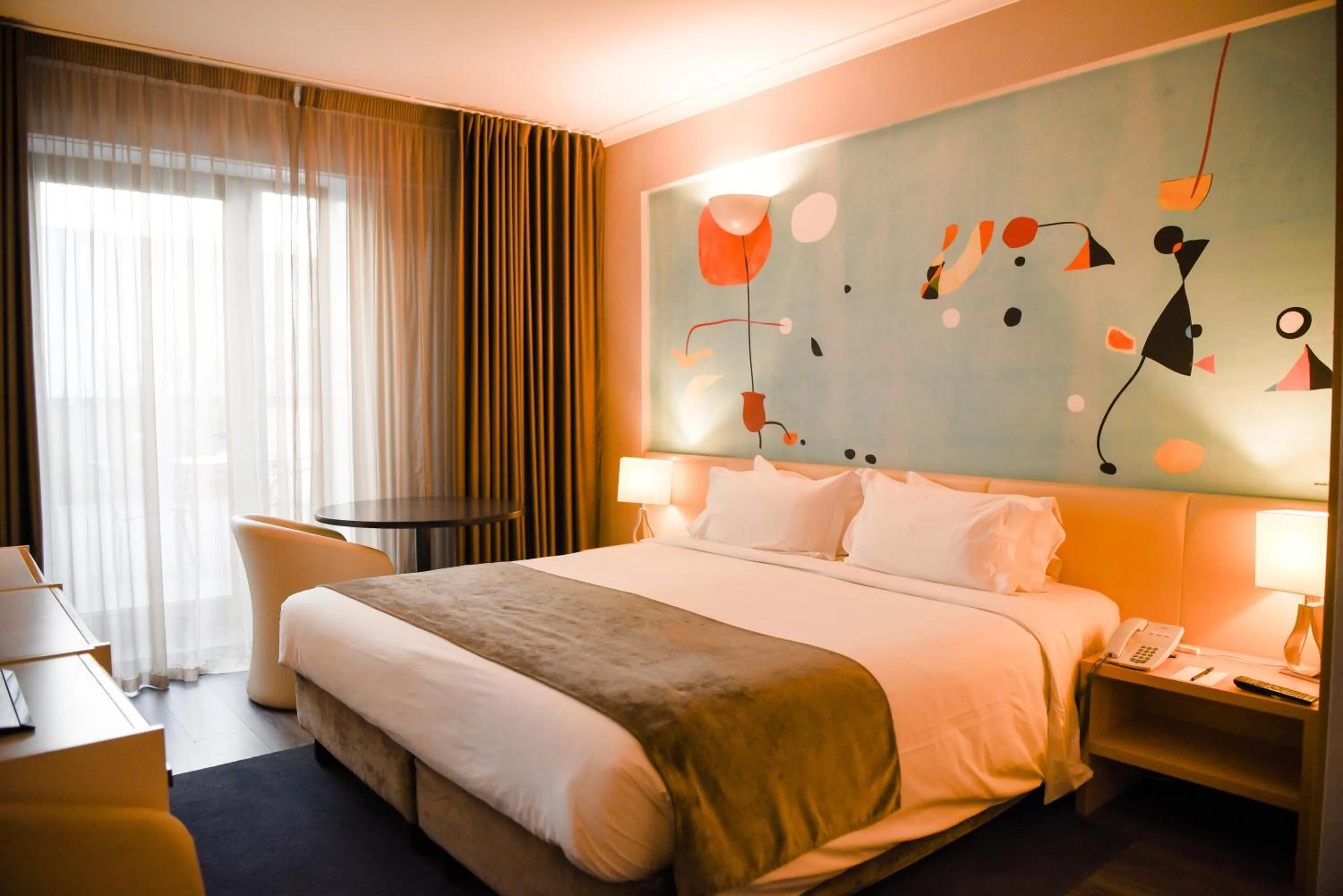 Bed in Hotel 3K Barcelona