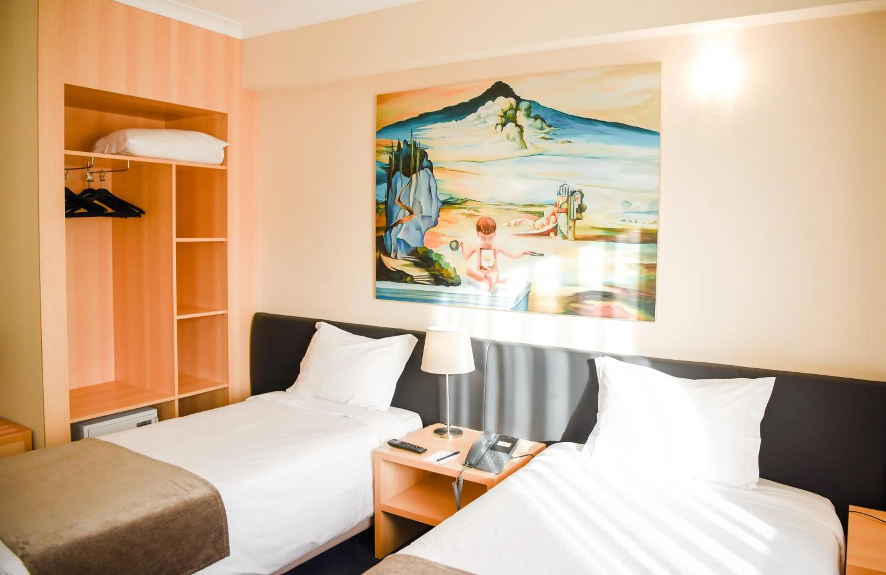 Bed in Hotel 3K Barcelona