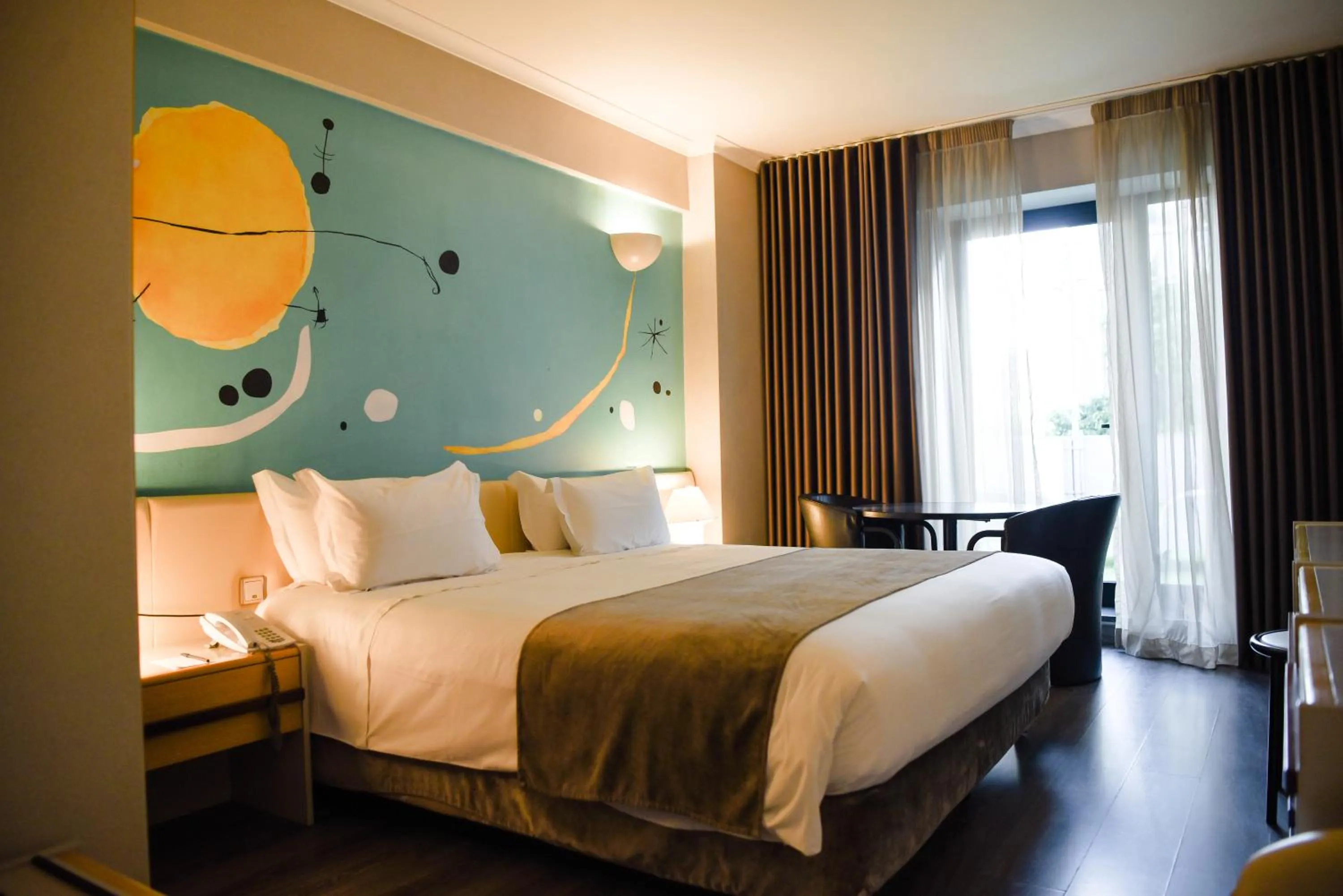 Bed in Hotel 3K Barcelona