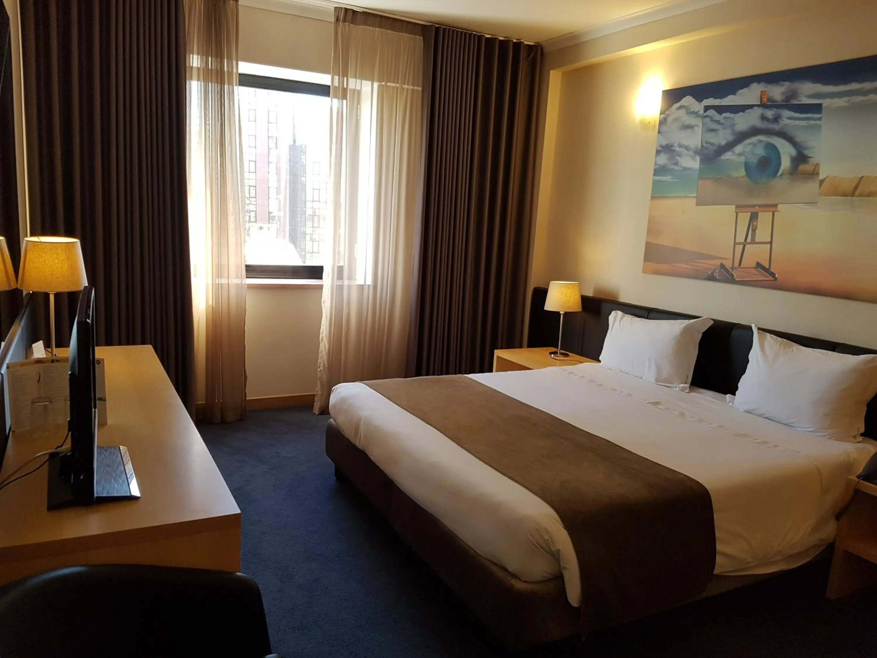 Bed in Hotel 3K Barcelona