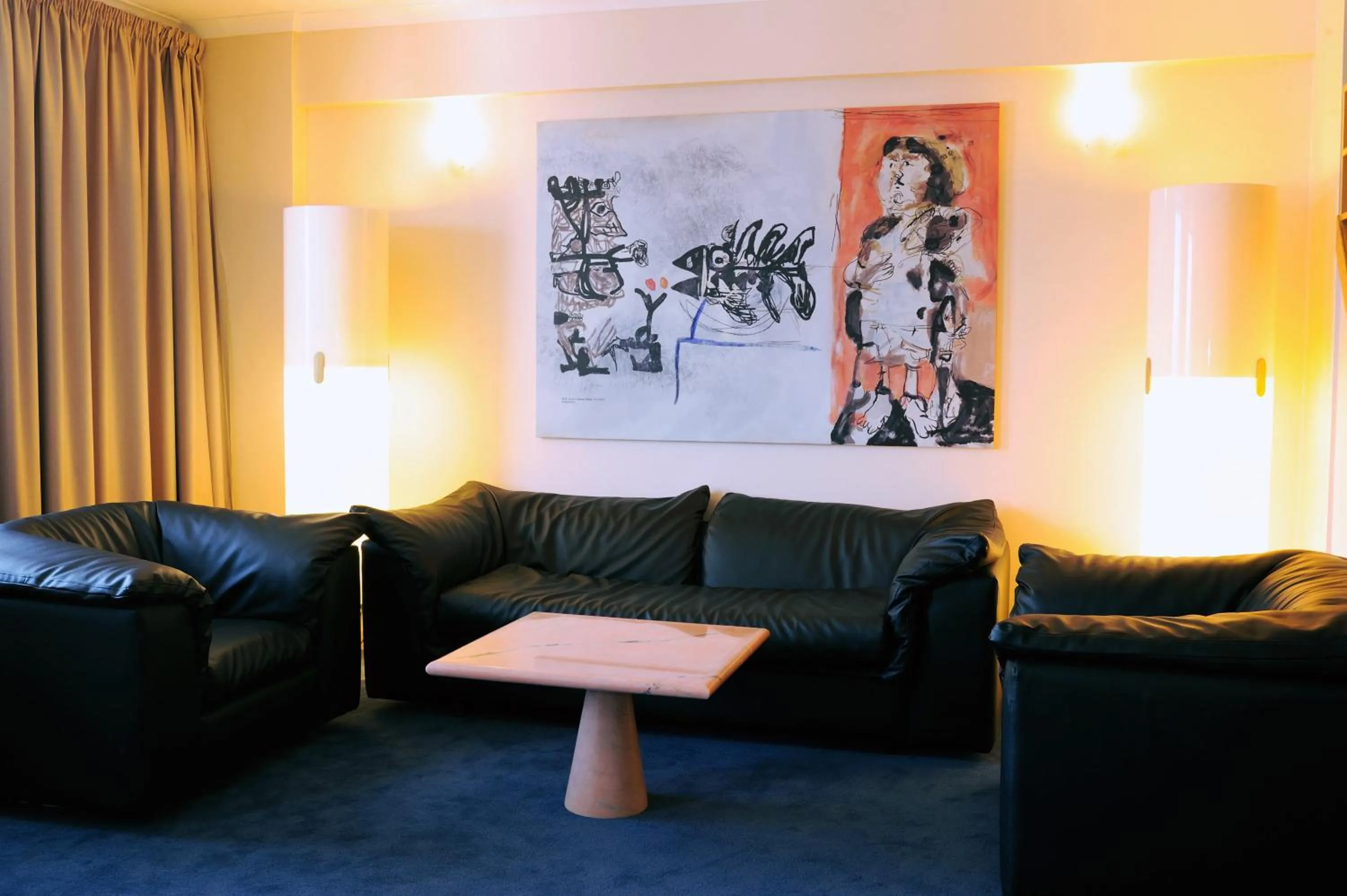 Living room in Hotel 3K Barcelona