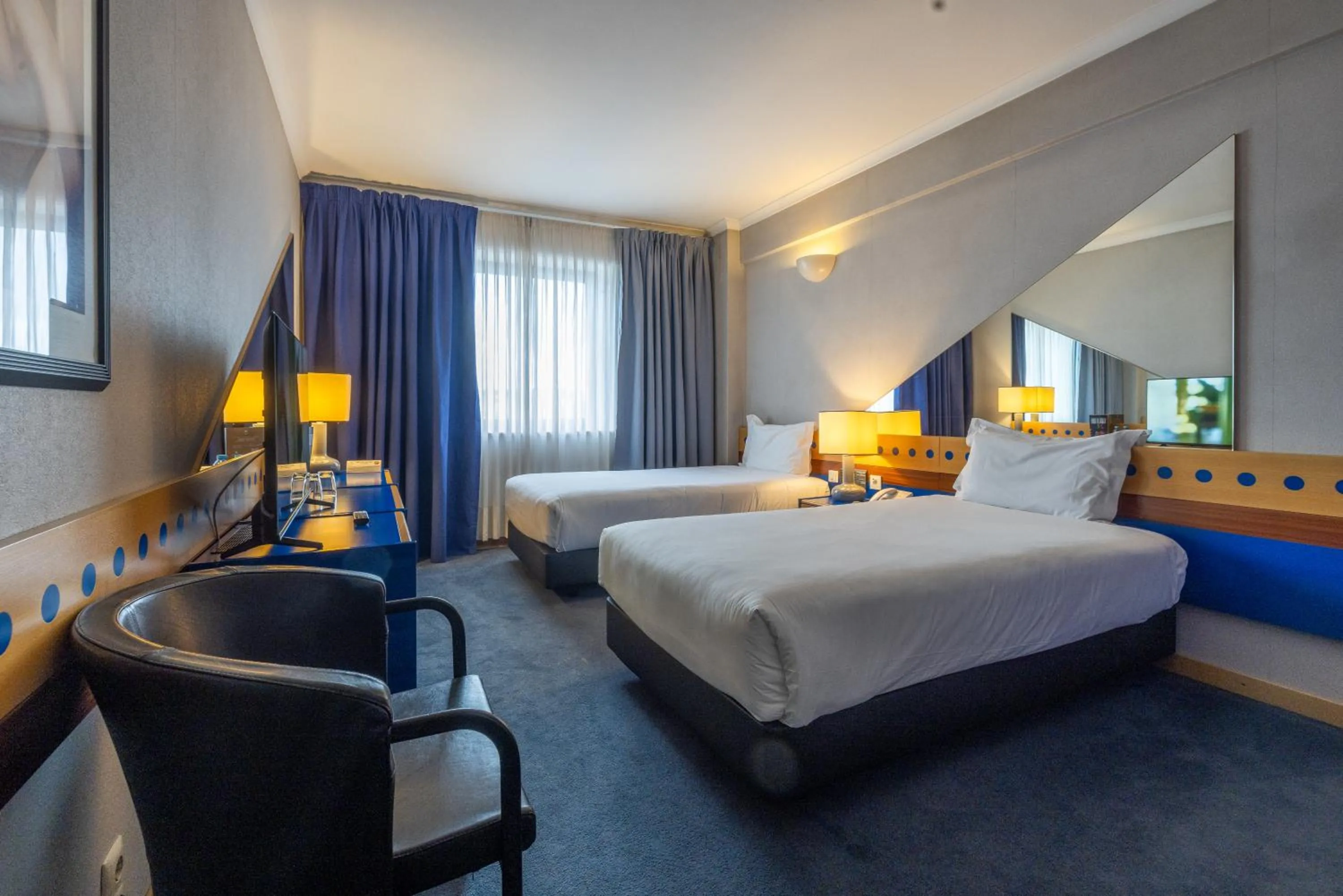 Bed in Hotel 3K Barcelona