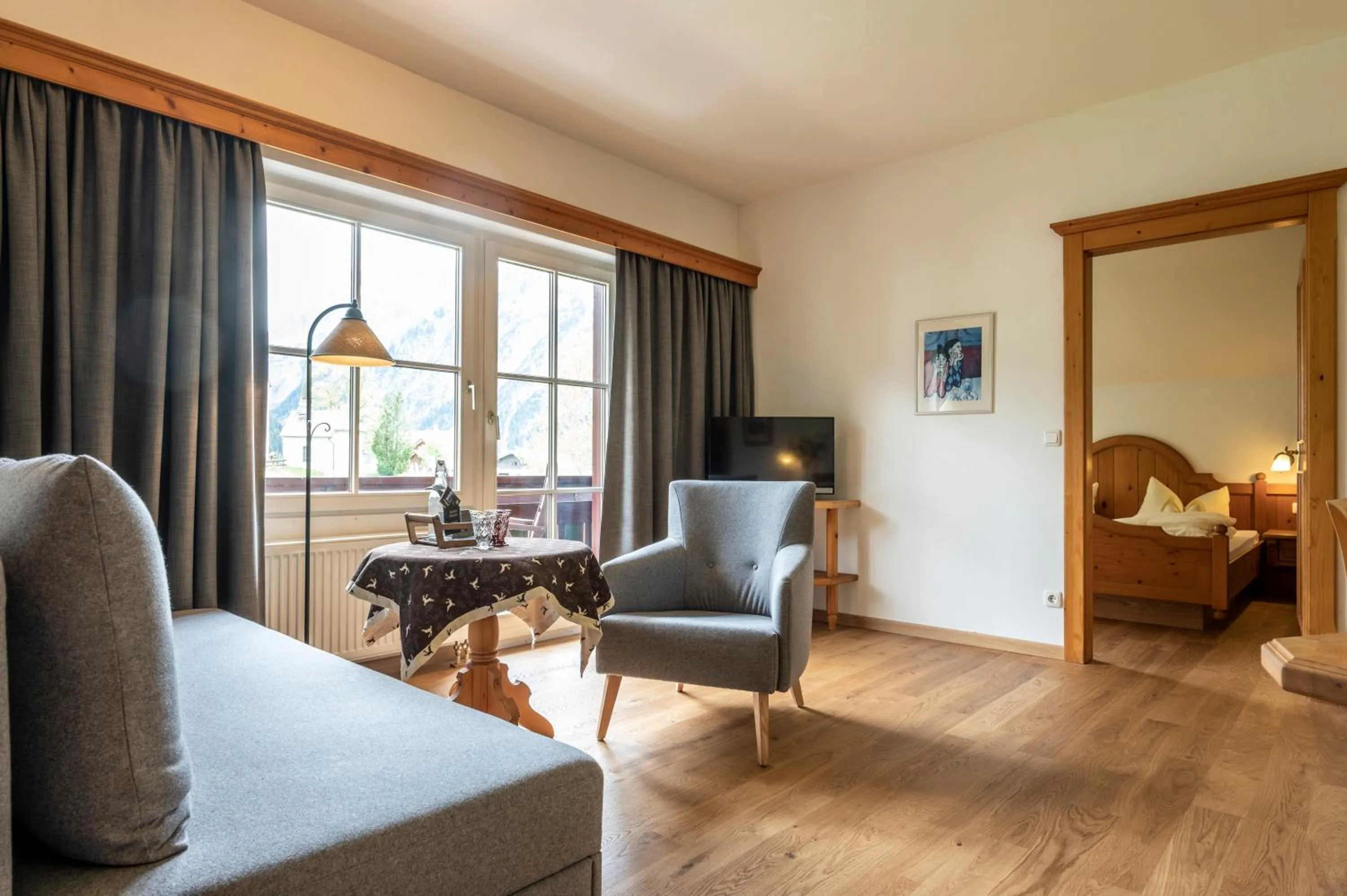 Seating area in Naturhotel Lärchenhof