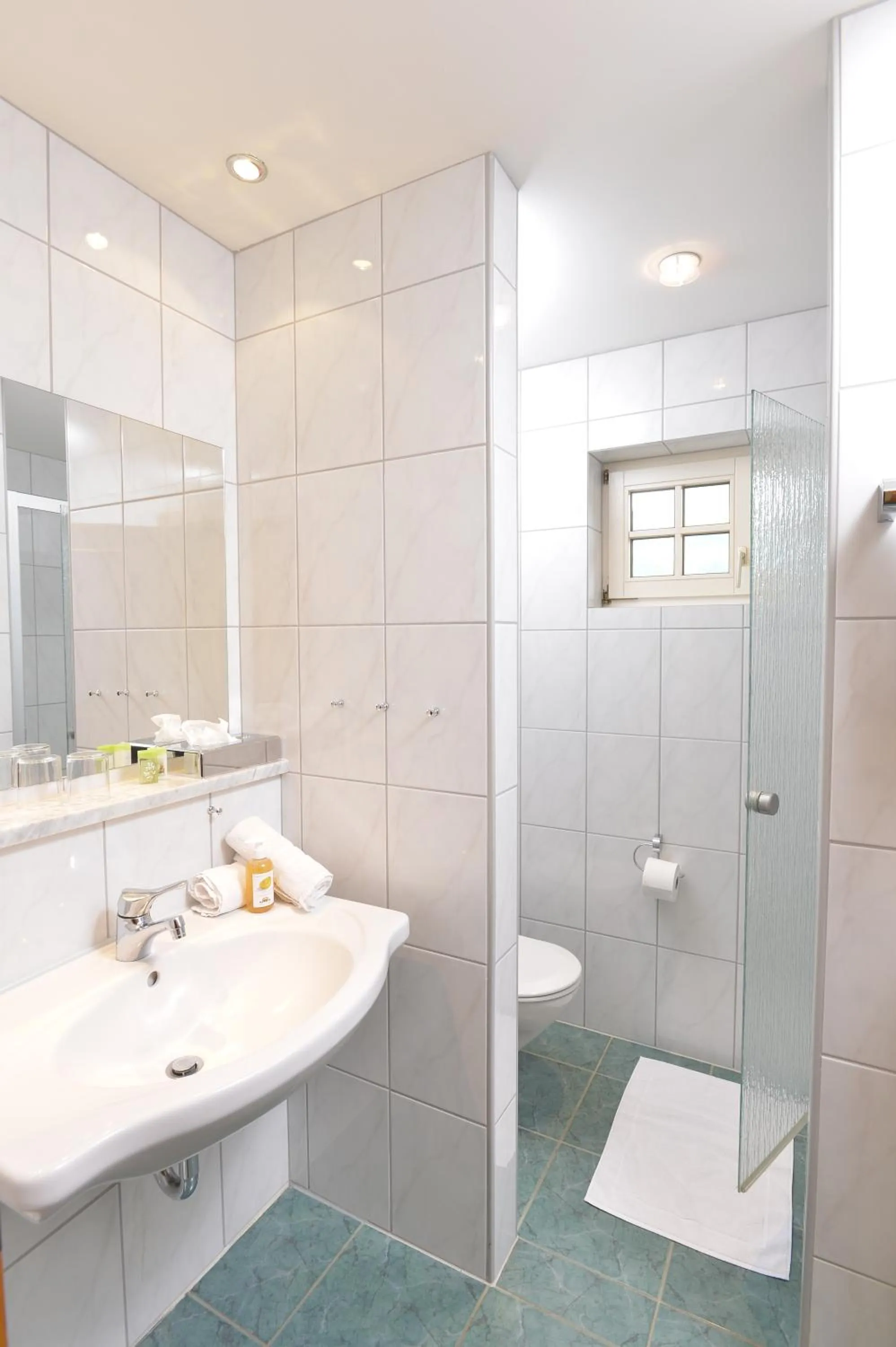 Bathroom in Naturhotel Lärchenhof