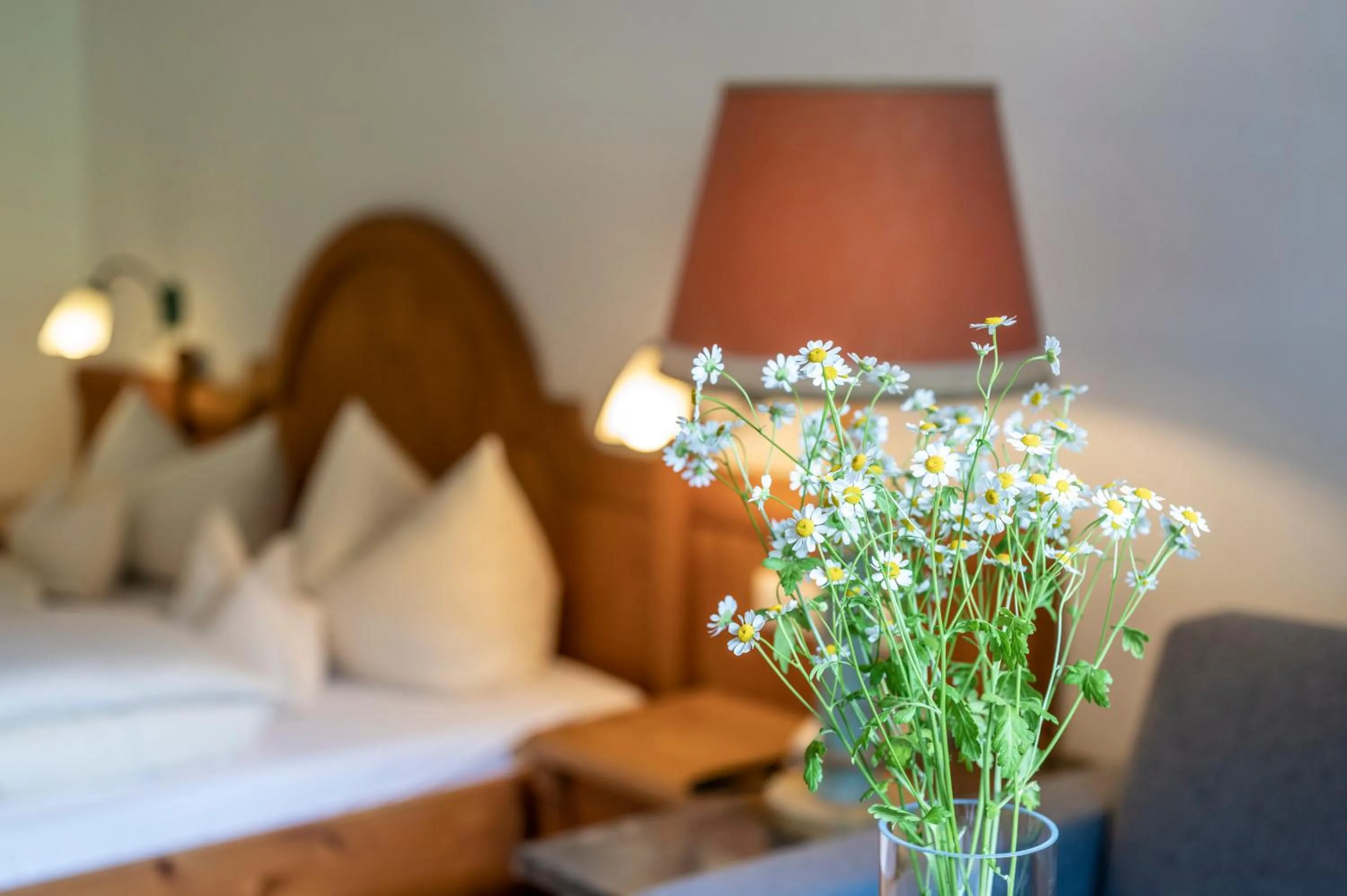 Bed in Naturhotel Lärchenhof