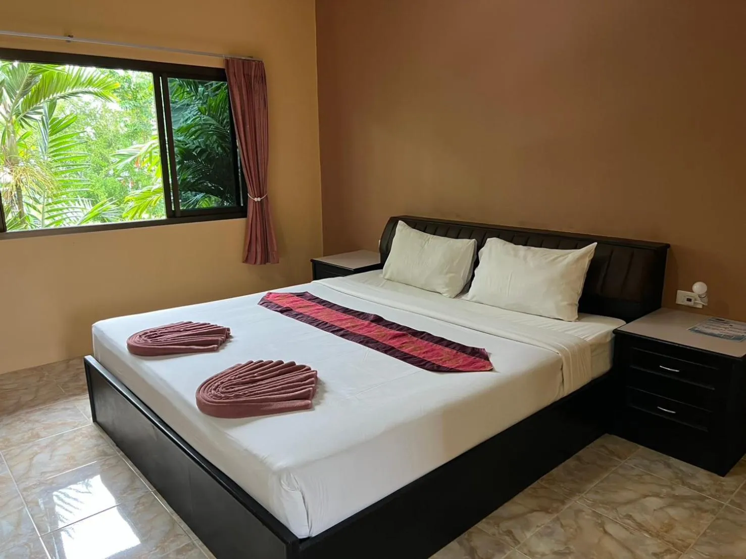 Bed in Diamond Beach Resort