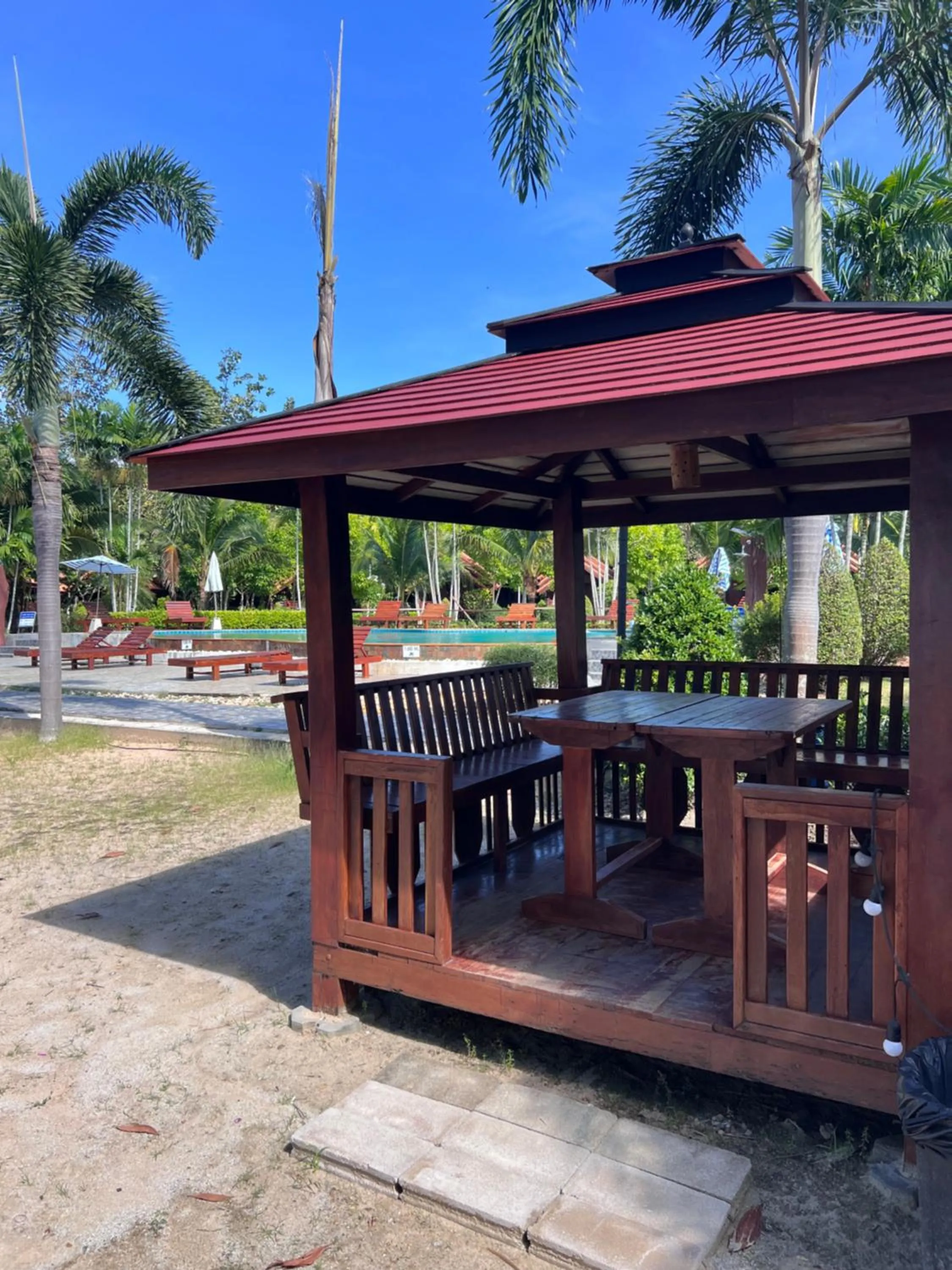 Dining area in Diamond Beach Resort