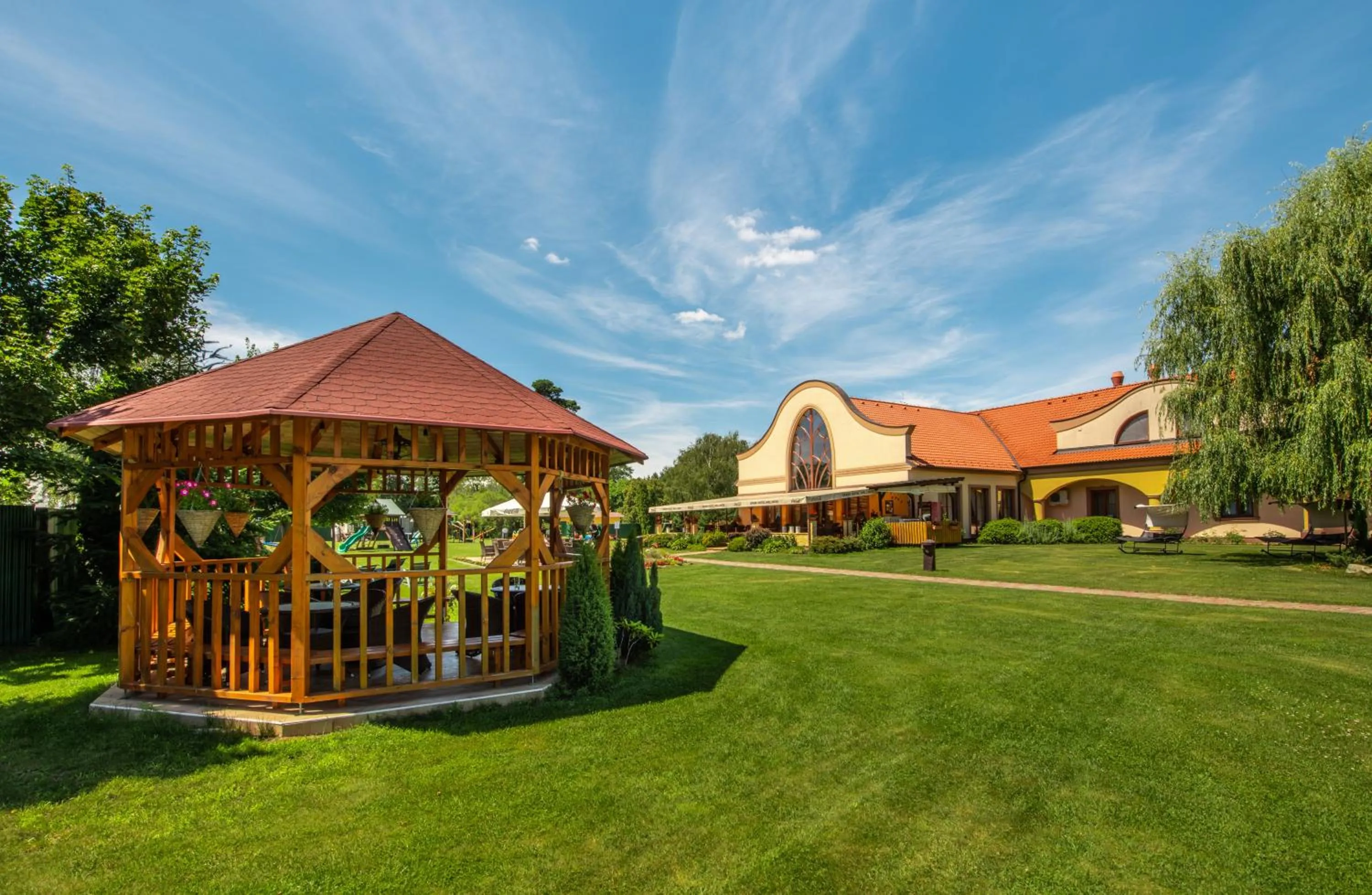 Property building in Wellness hotel Spark