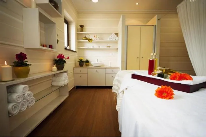 Spa and wellness centre/facilities, Bed in Wellness hotel Spark