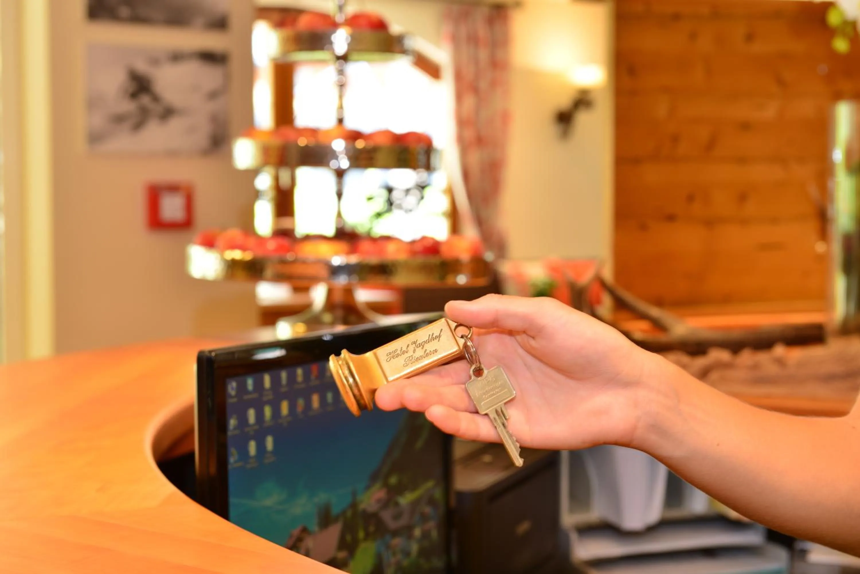 Lobby or reception in Hotel Jagdhof