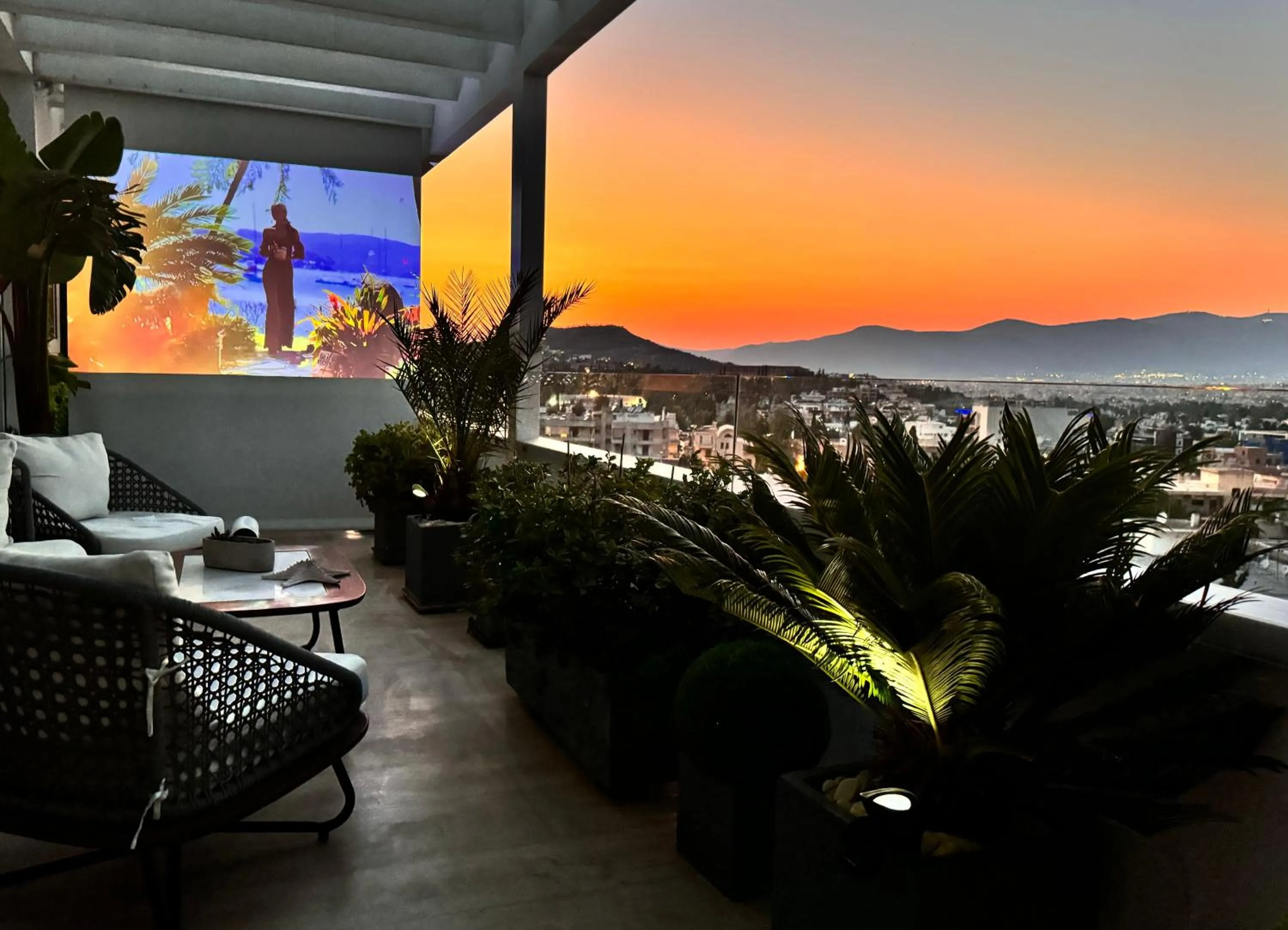 Natural landscape in One 360 Skyline Athens Penthouses