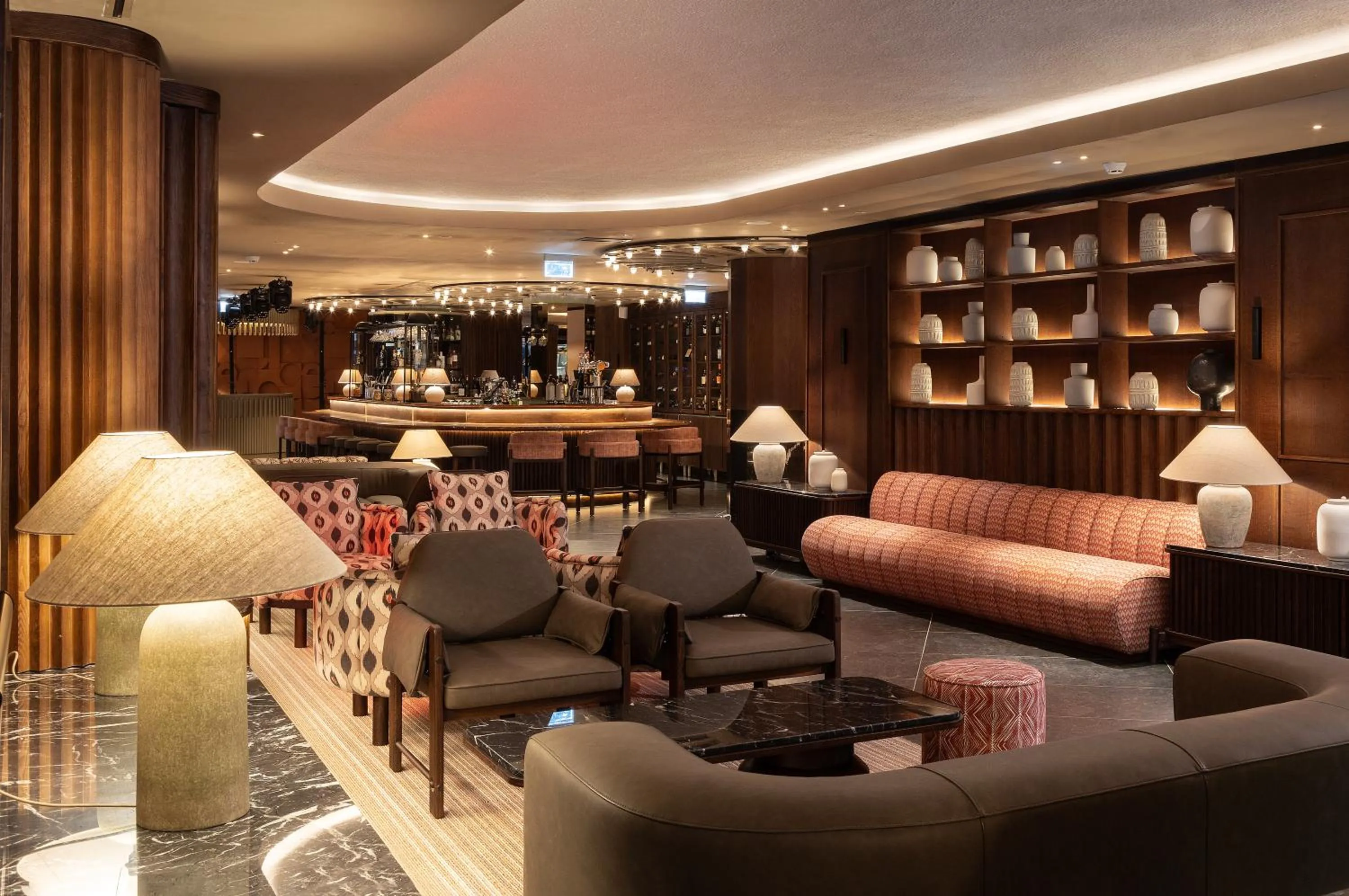 Lobby or reception in SANA Executive Hotel