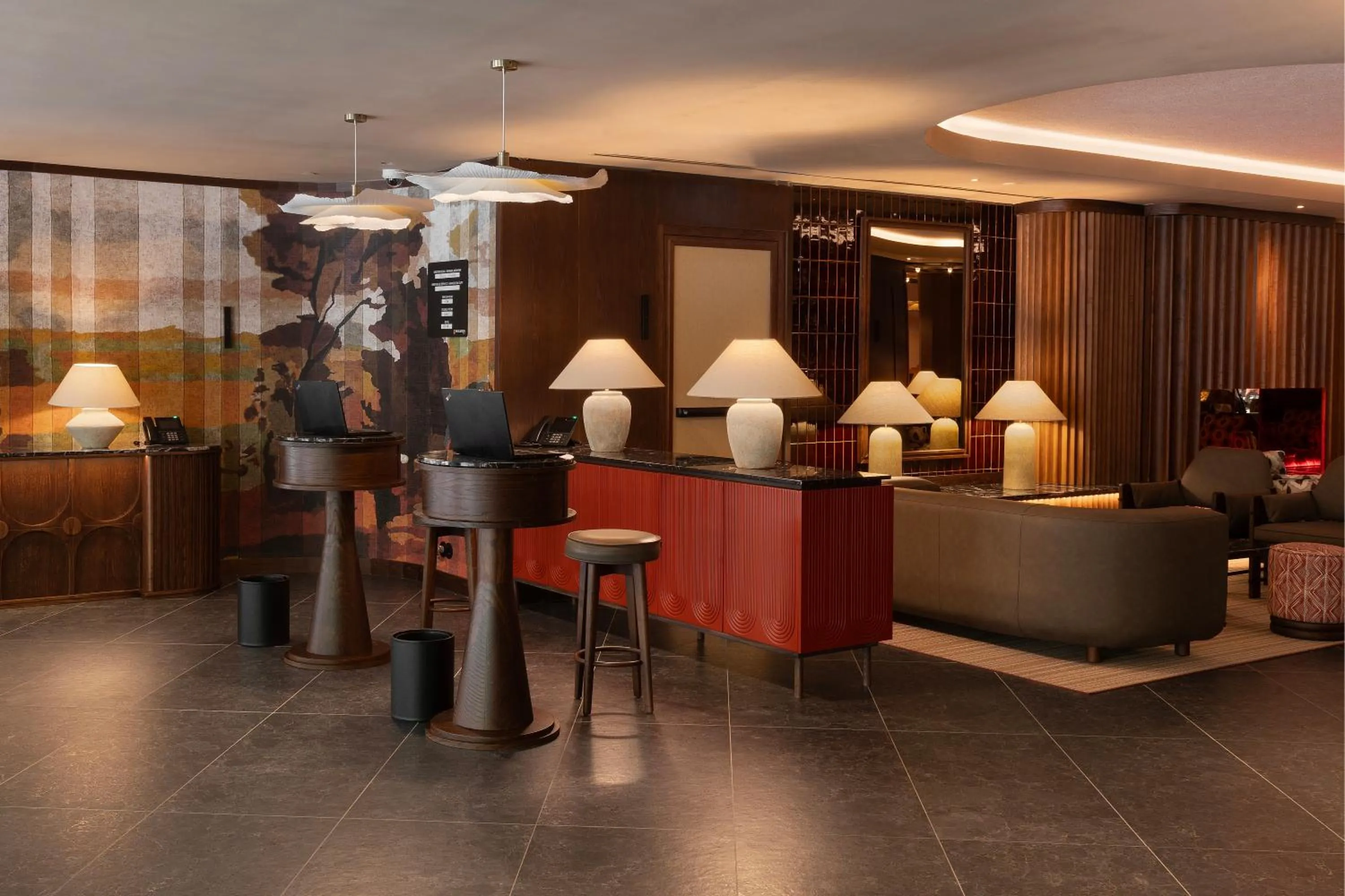 Lobby or reception in SANA Executive Hotel