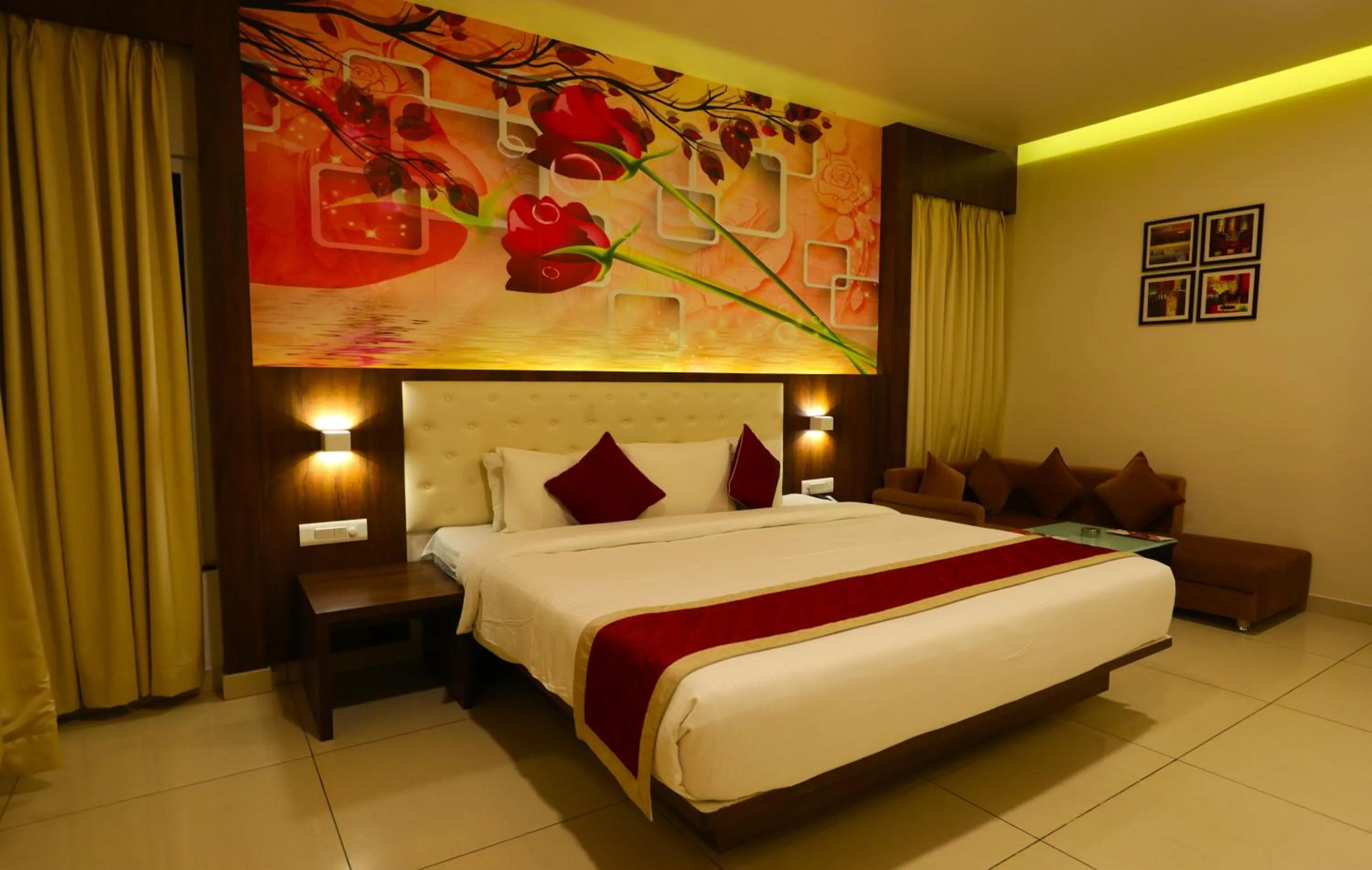 Bed in Sai International Hotel