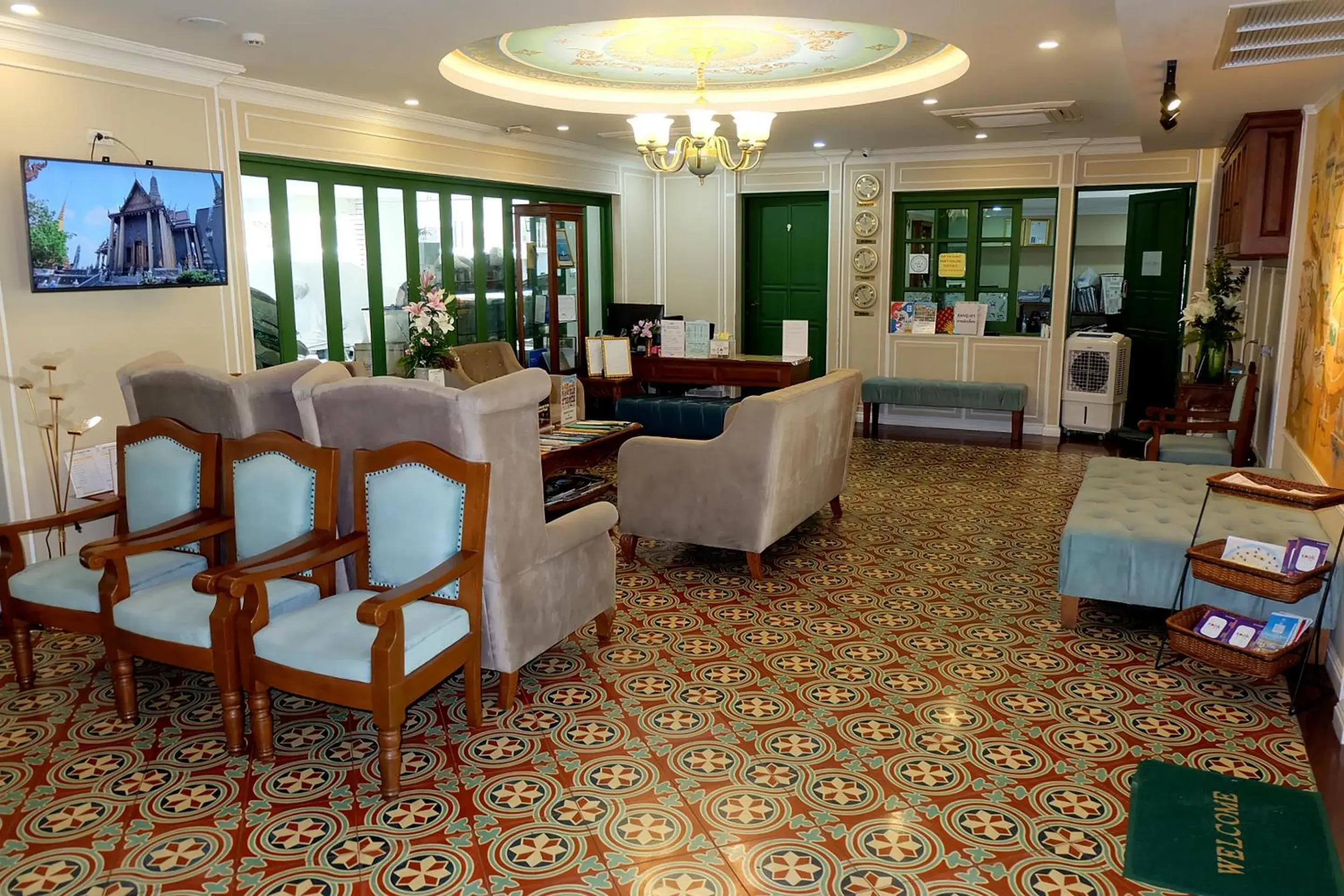 TV and multimedia, Lobby/Reception in Siri Heritage Bangkok Hotel - SHA Extra Plus