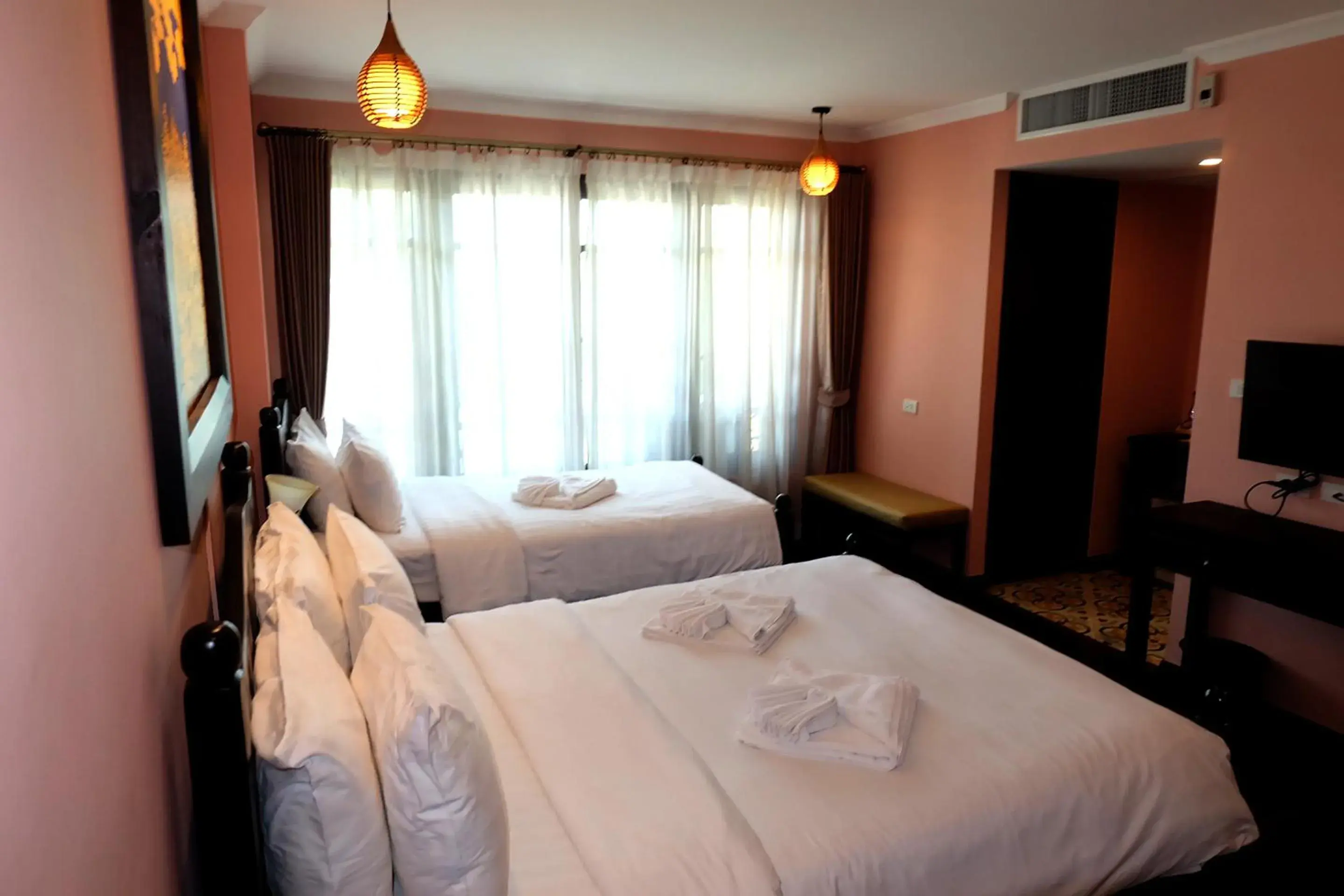 TV and multimedia, Bed in Siri Heritage Bangkok Hotel - SHA Extra Plus