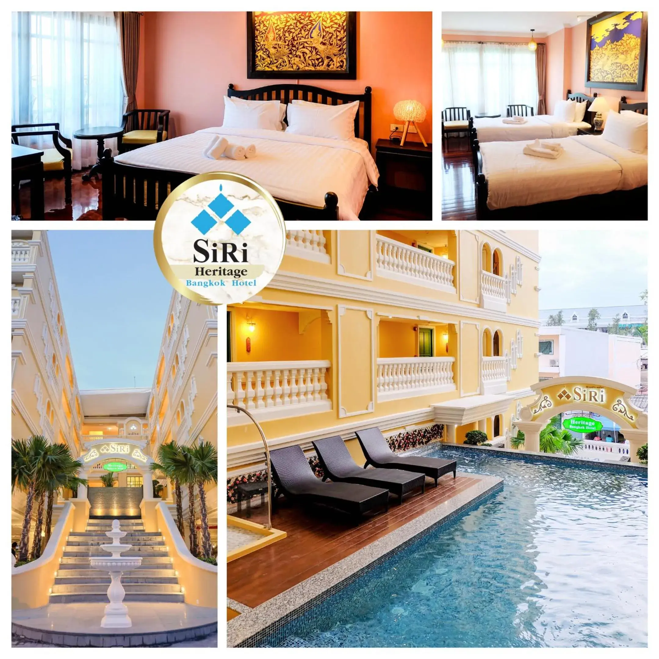 Property building, Swimming Pool in Siri Heritage Bangkok Hotel - SHA Extra Plus