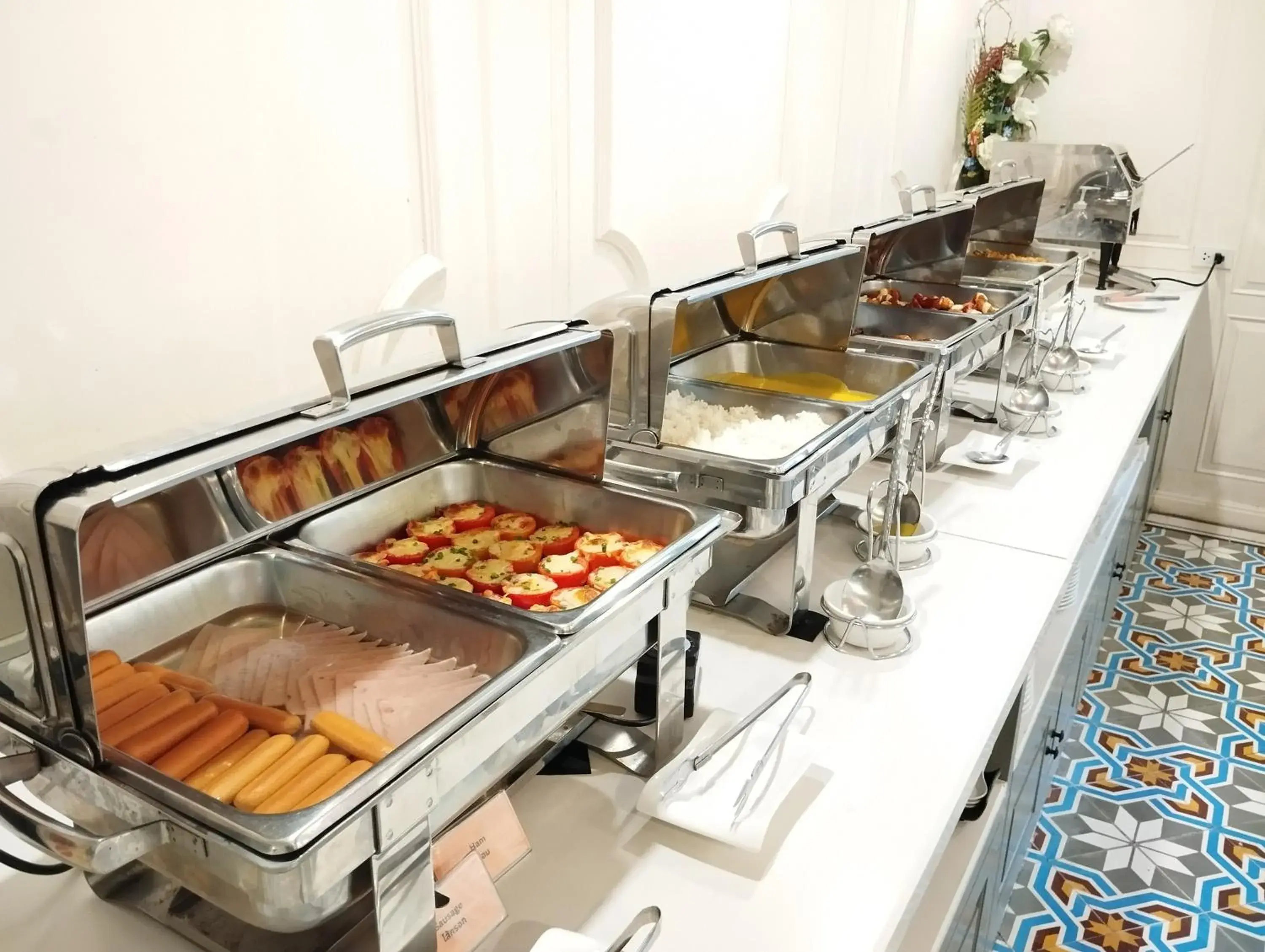 Buffet breakfast in Siri Heritage Bangkok Hotel - SHA Extra Plus