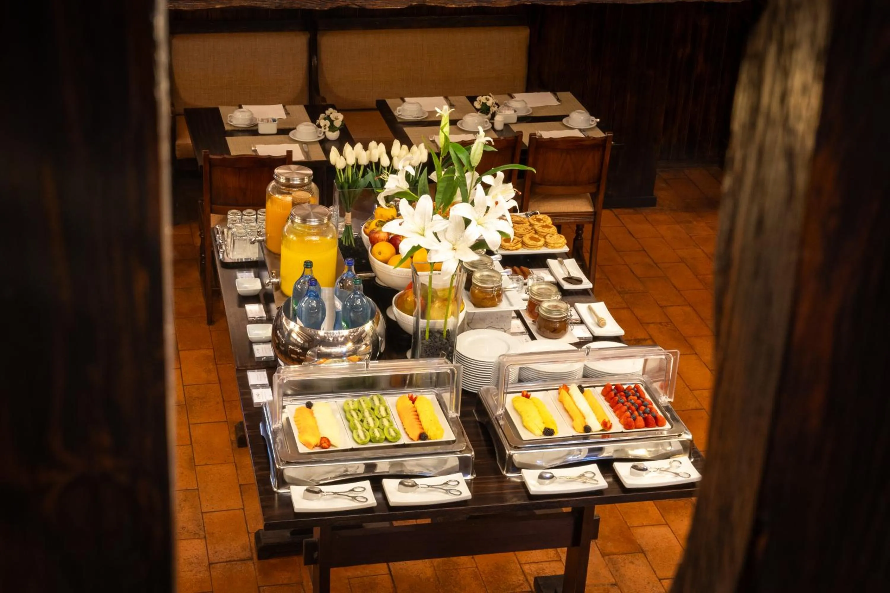 Buffet breakfast in SANA Rex Hotel