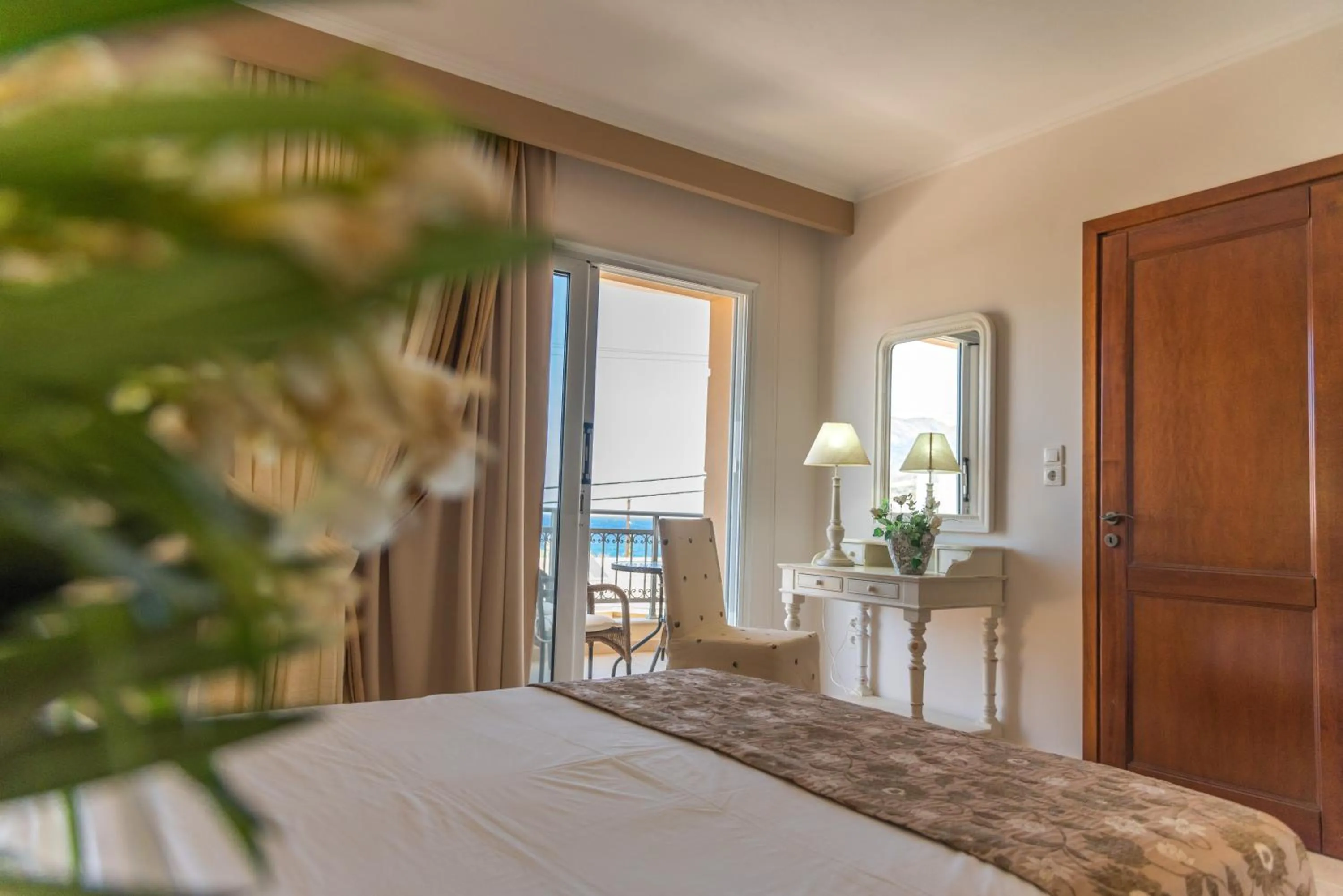 Bed in Hotel Astron Princess