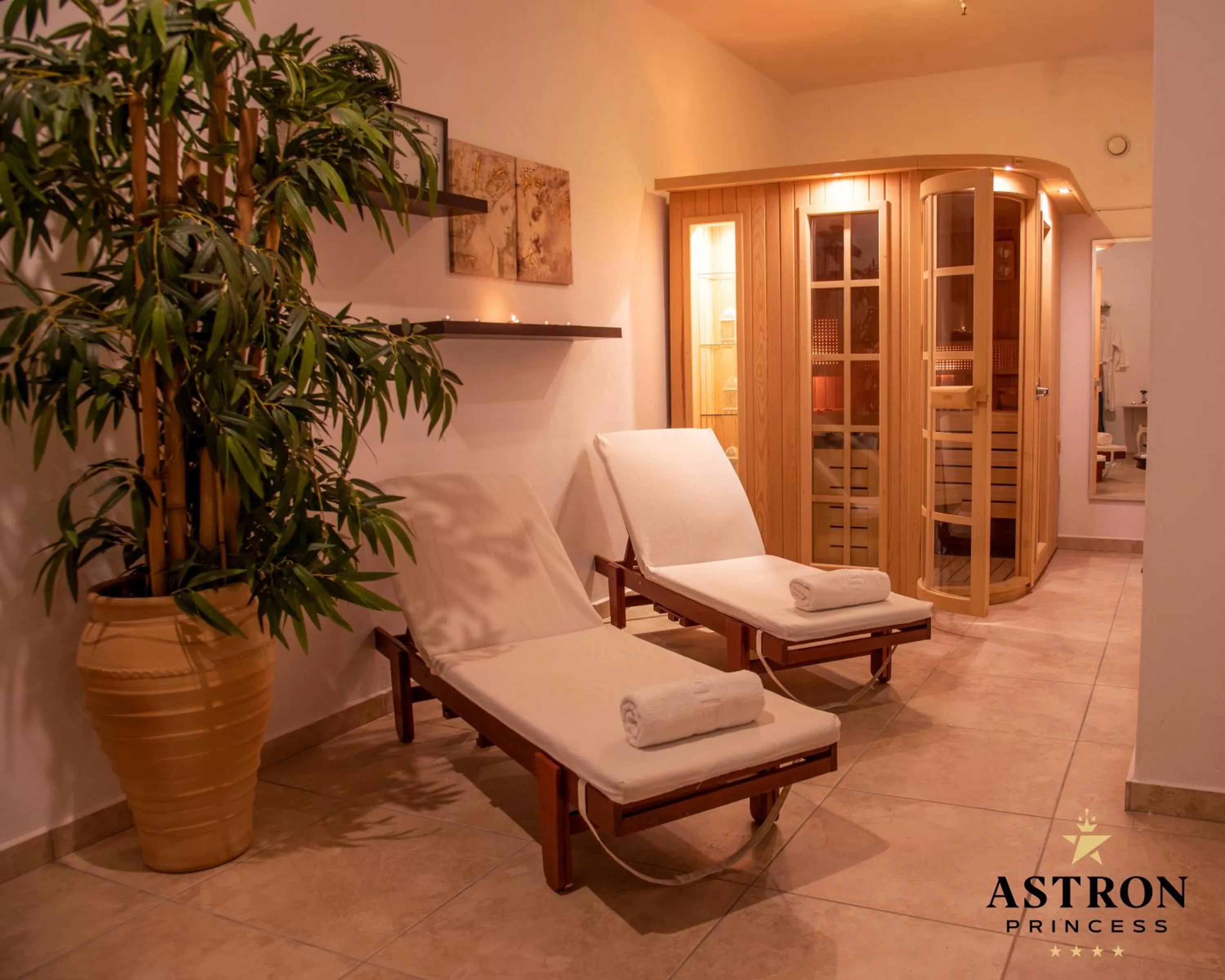 Sauna in Hotel Astron Princess