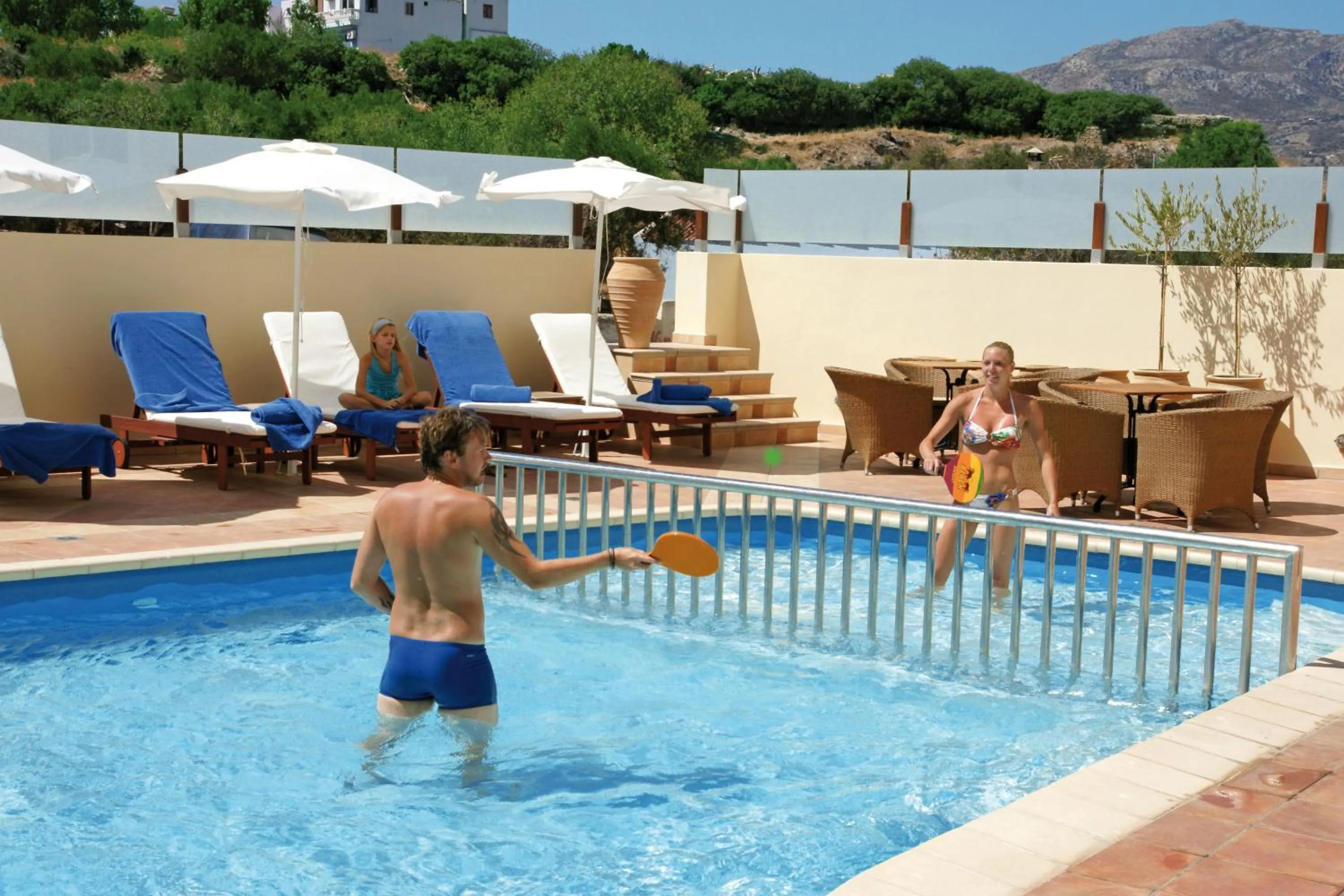 People in Hotel Astron Princess