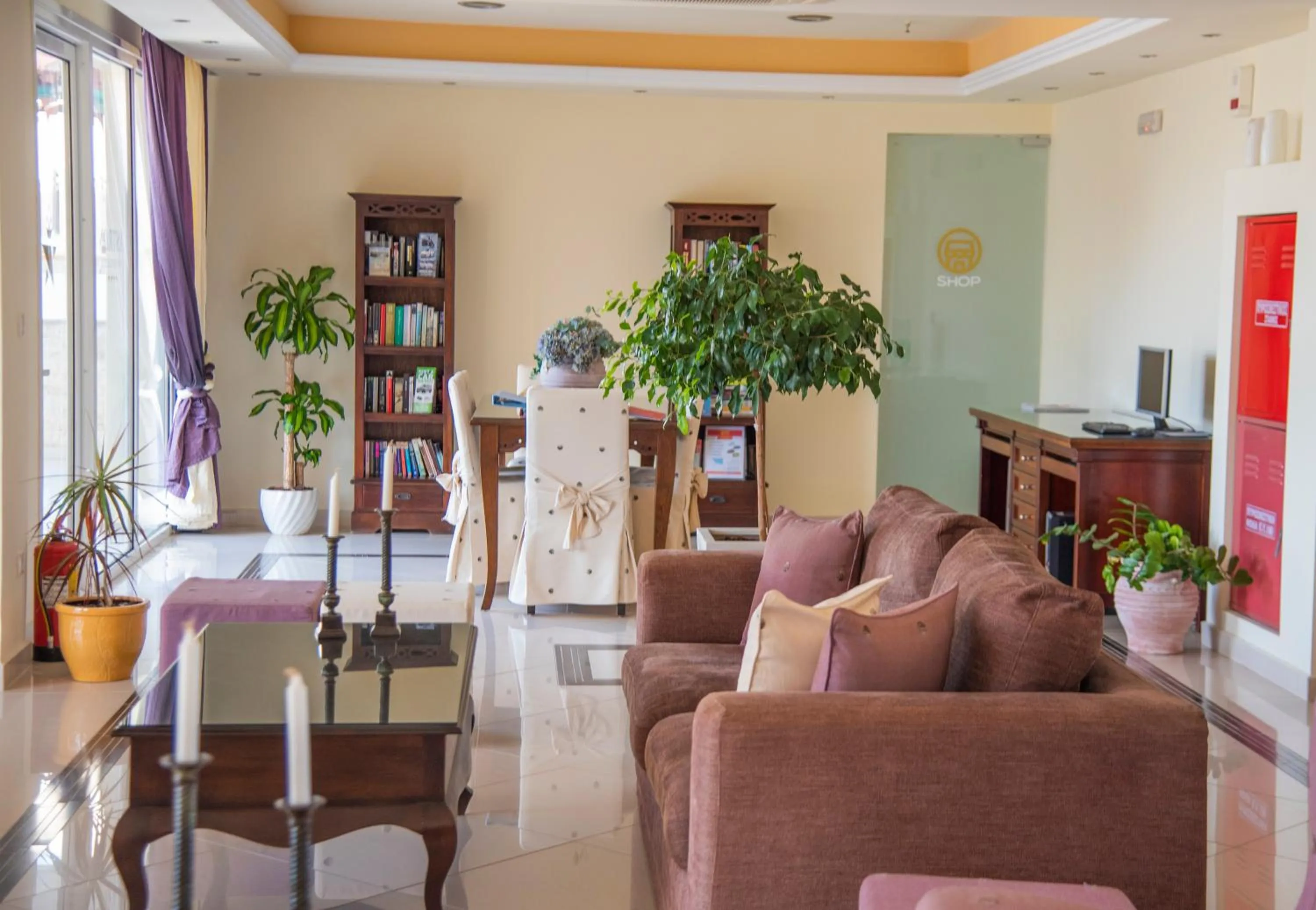 Communal lounge/ TV room in Hotel Astron Princess