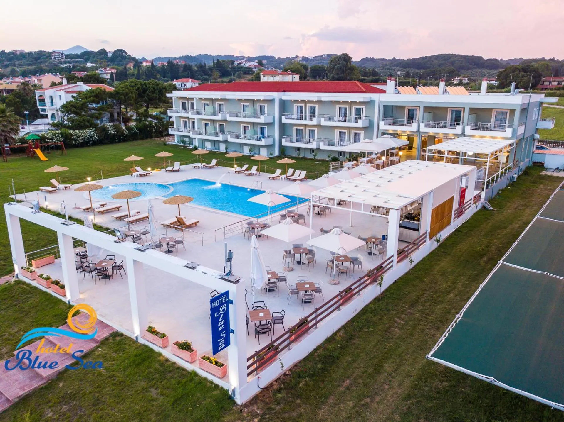 Bird's eye view in Blue Sea Hotel