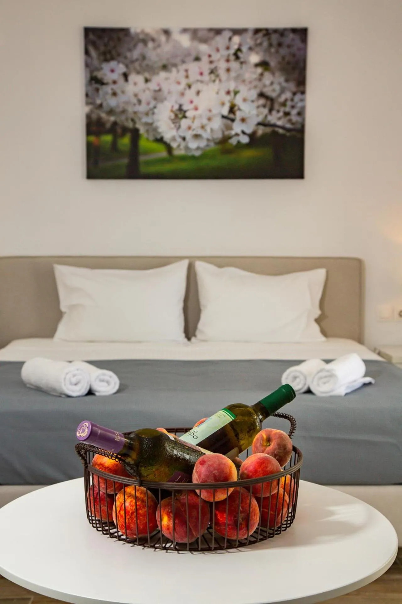 Bed in Blue Sea Hotel