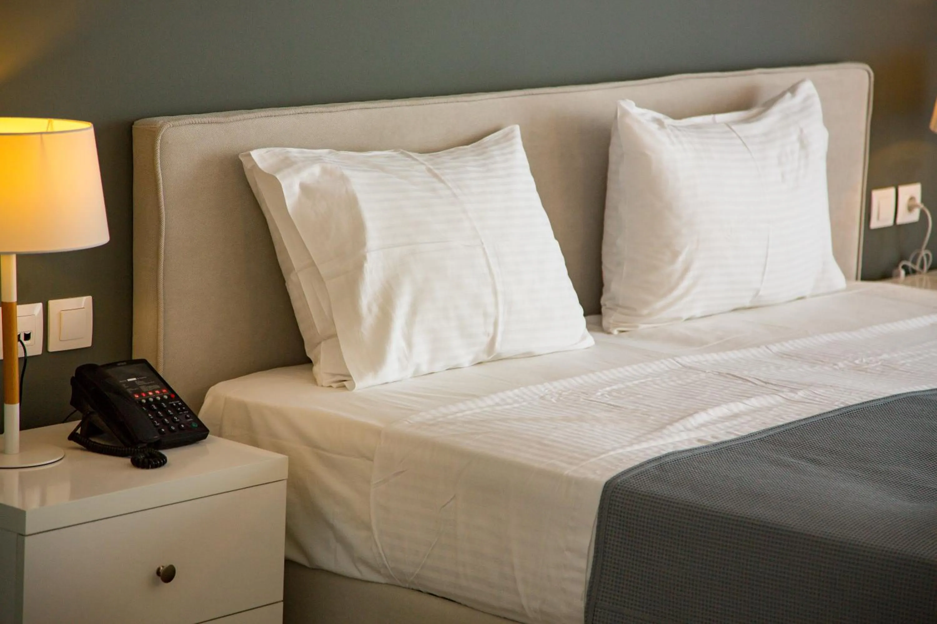 Bed in Blue Sea Hotel