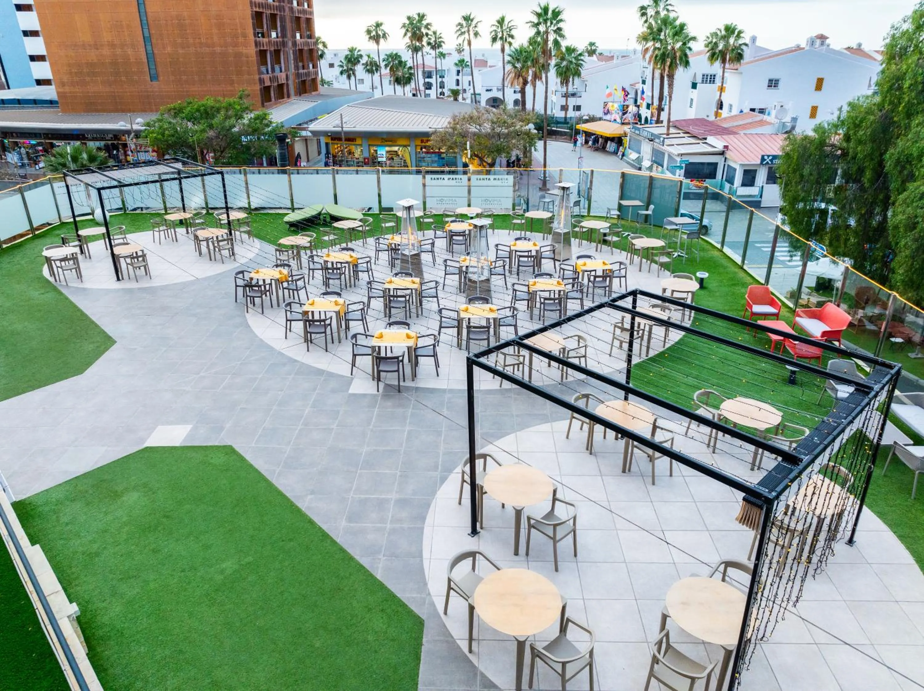 Bird's eye view in HOVIMA Santa María