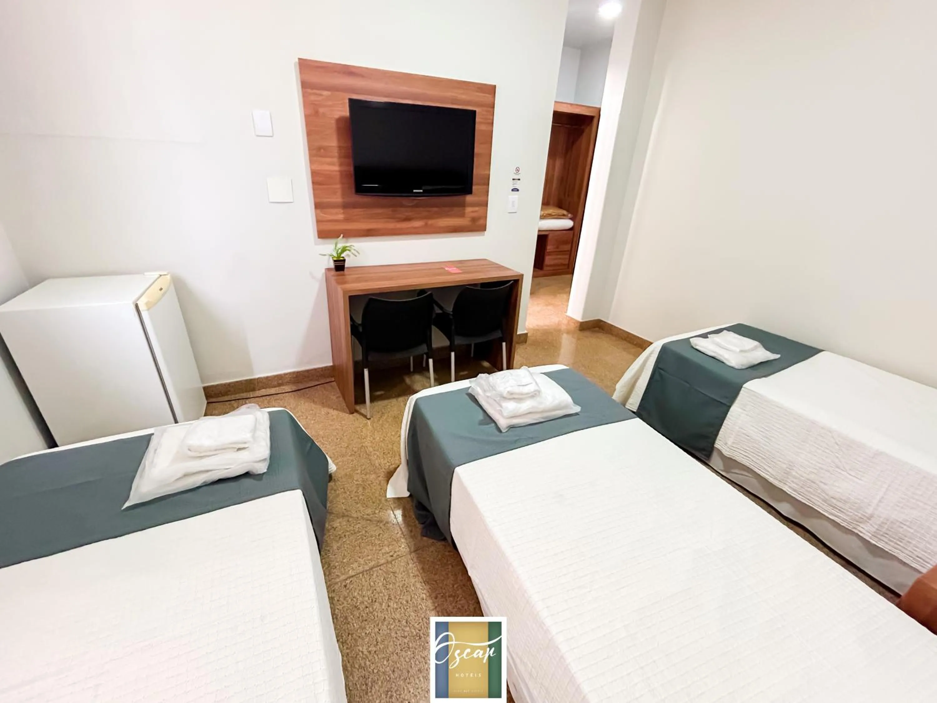 Bed in Hotel Oscar Blue Montes Claros