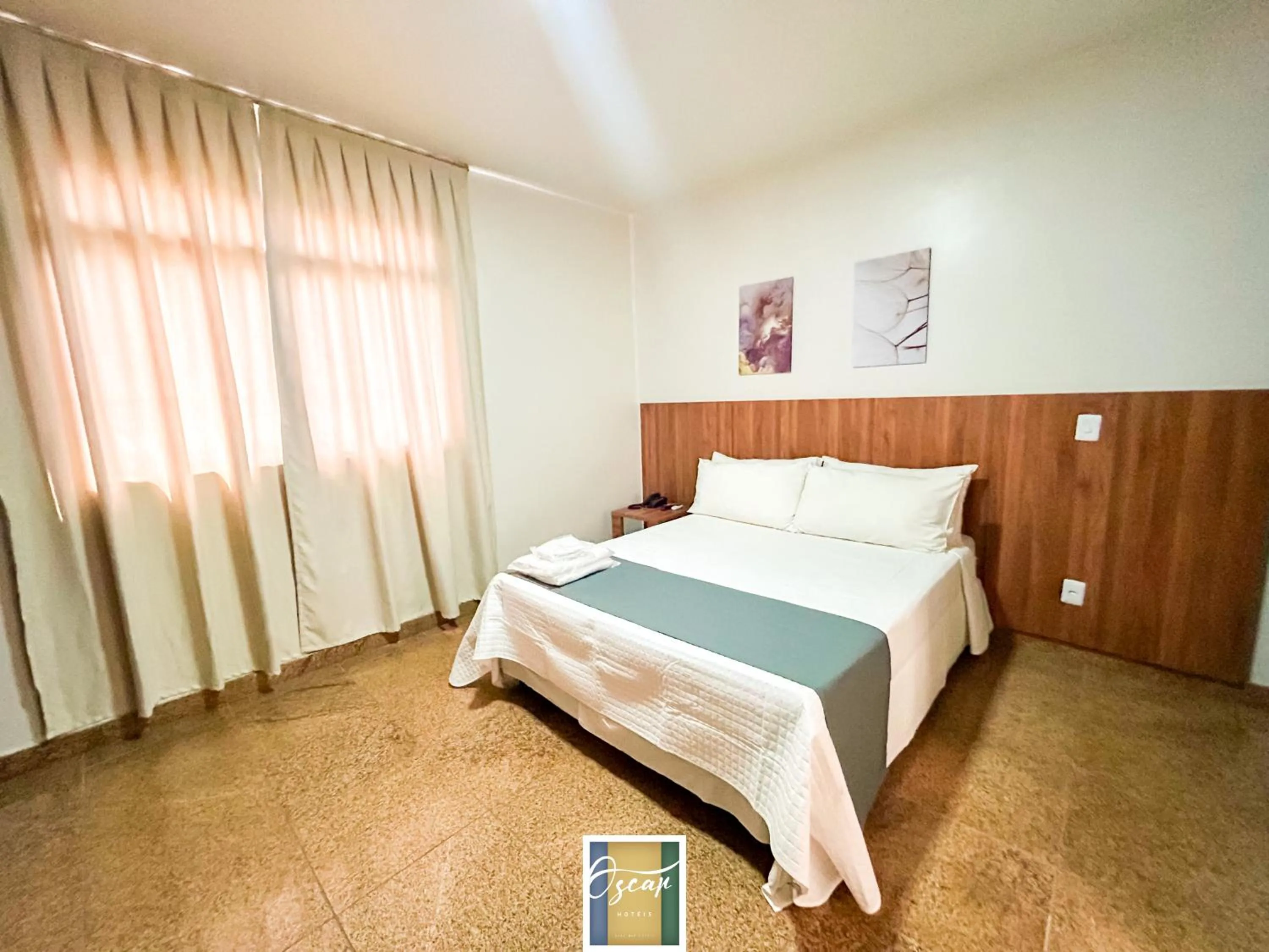 Bed in Hotel Oscar Blue Montes Claros