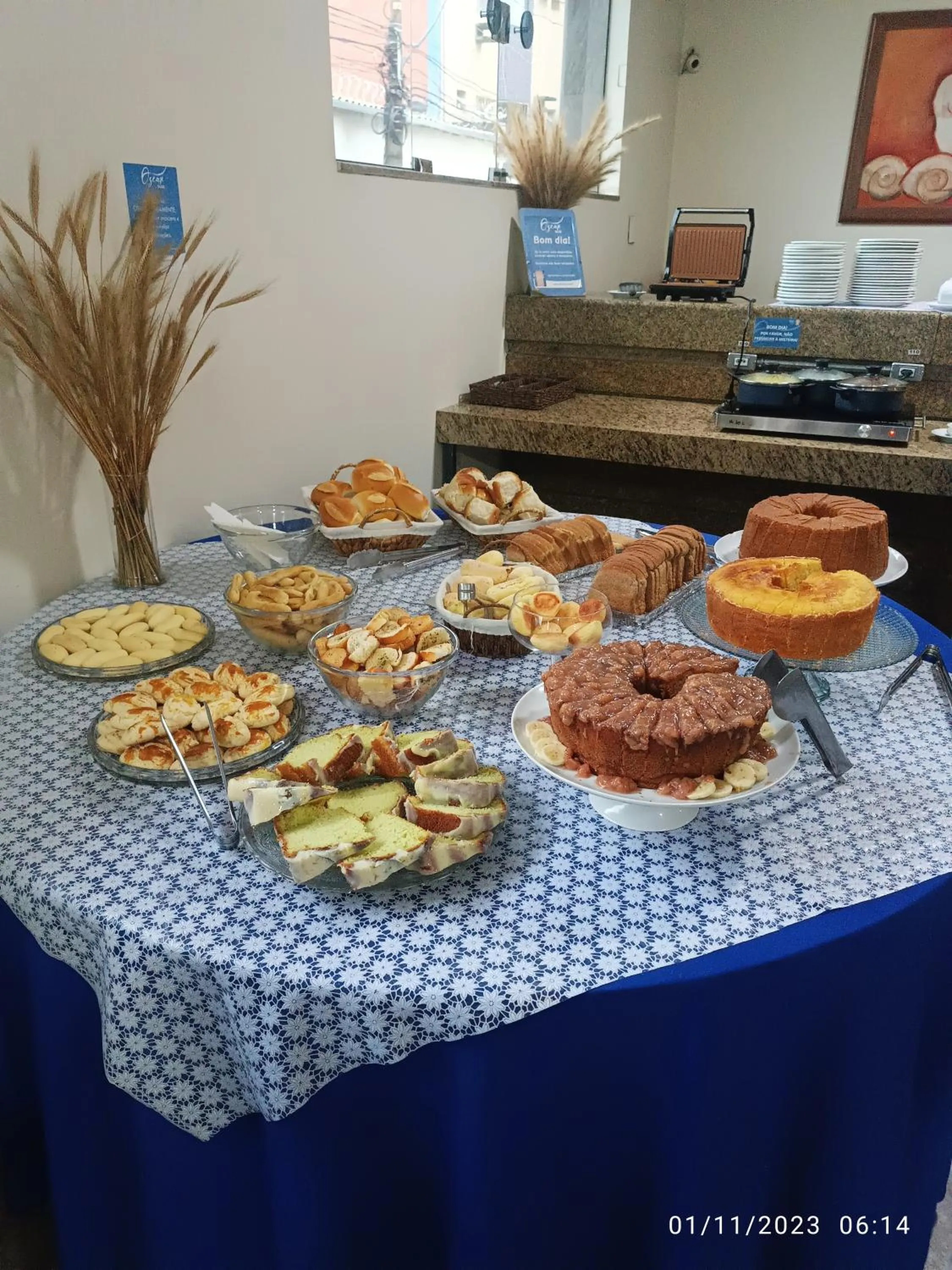 Food and drinks in Hotel Oscar Blue Montes Claros