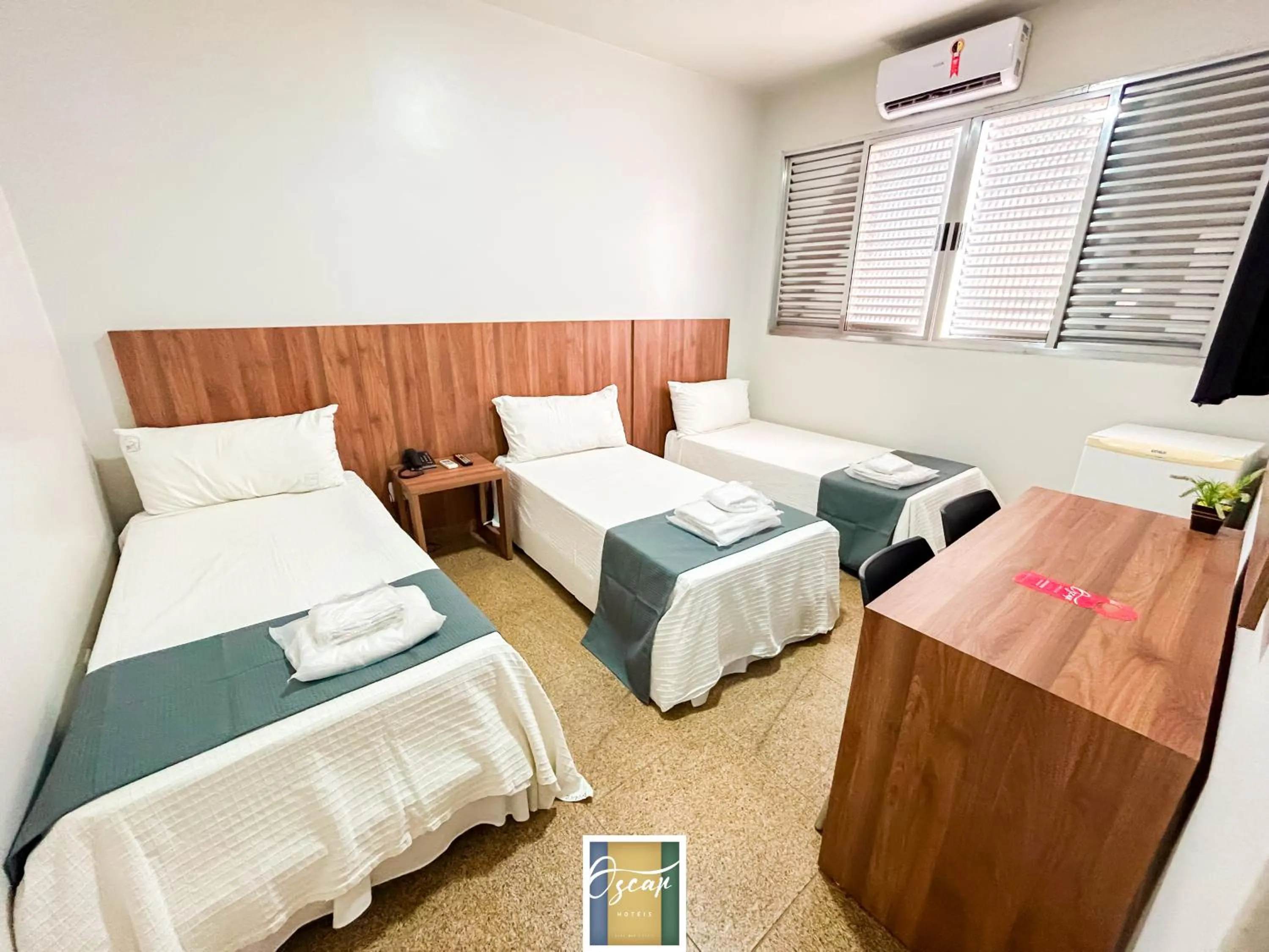 Bed in Hotel Oscar Blue Montes Claros