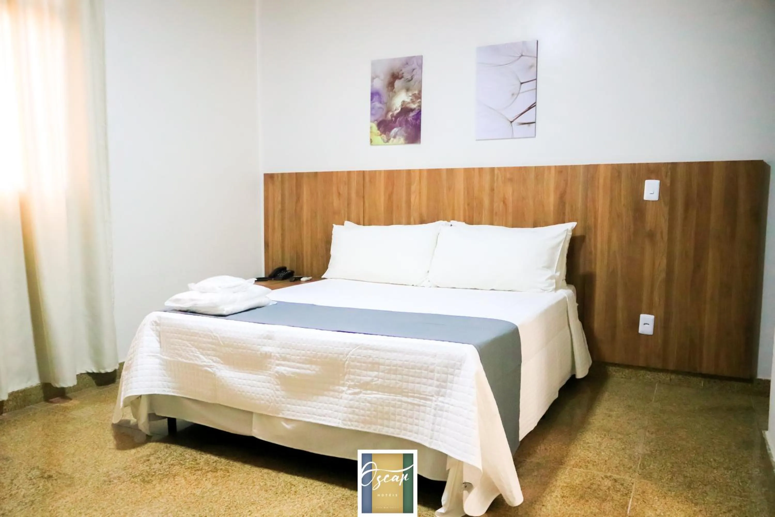 Bed in Hotel Oscar Blue Montes Claros