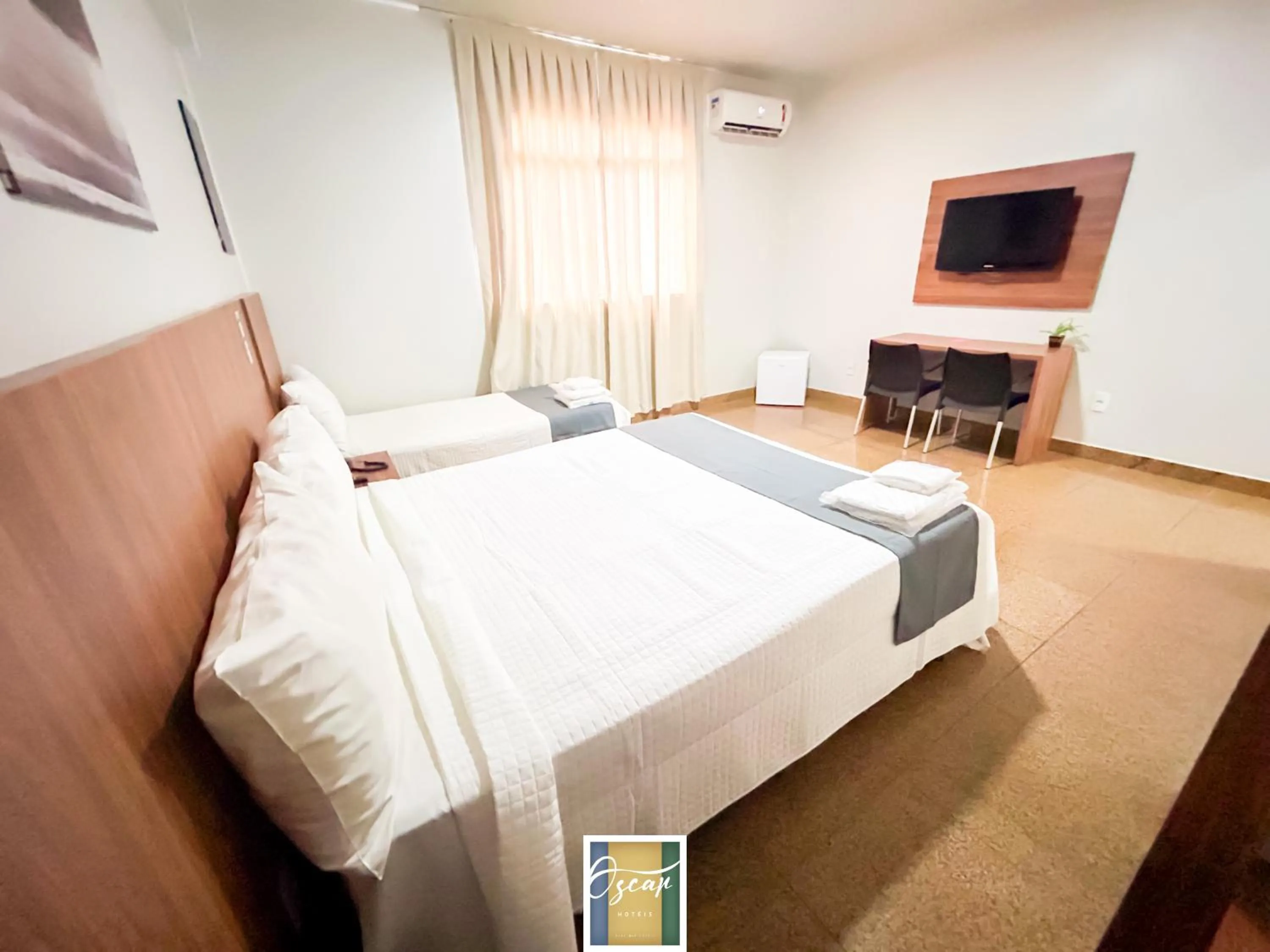 Bed in Hotel Oscar Blue Montes Claros