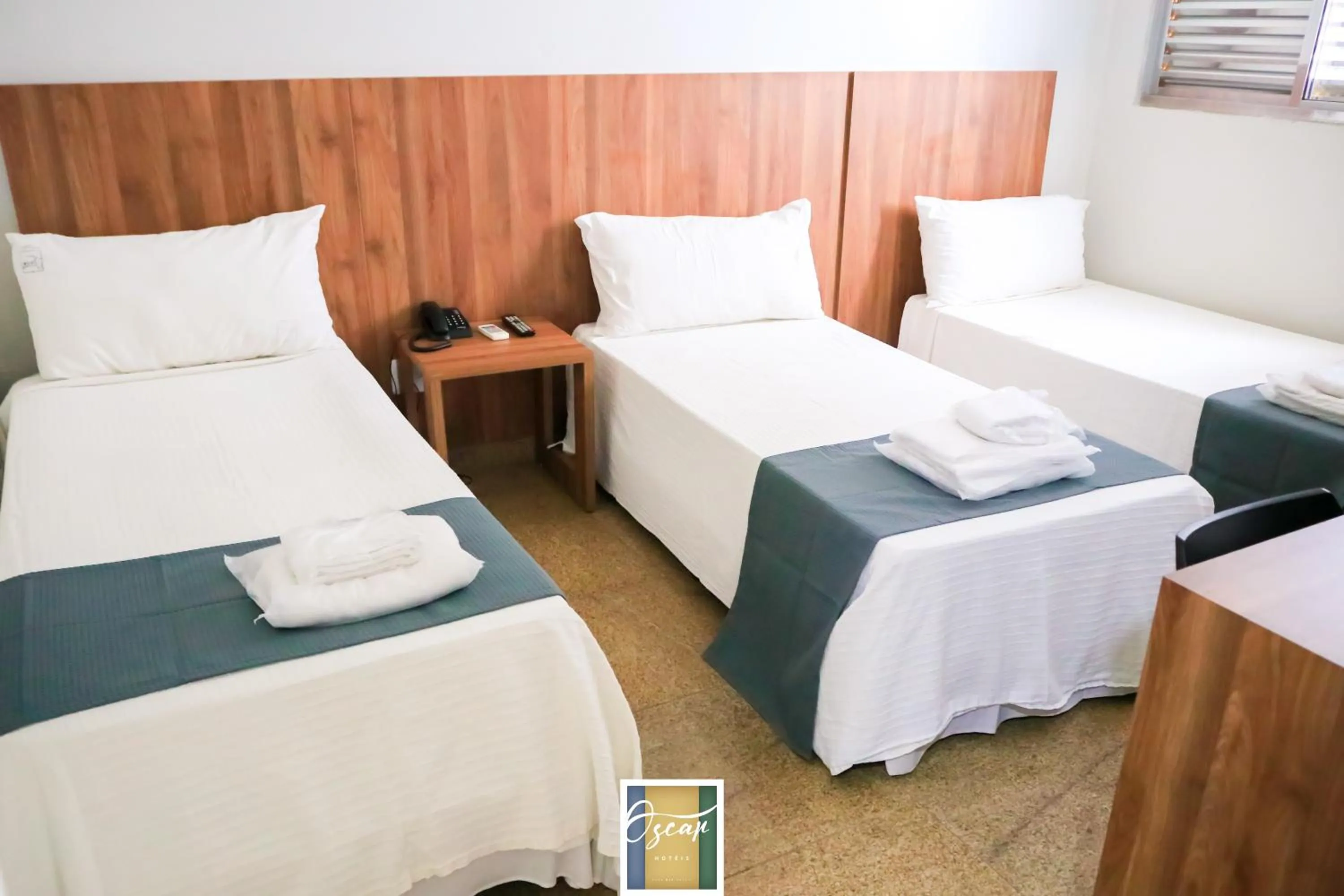 Bed in Hotel Oscar Blue Montes Claros