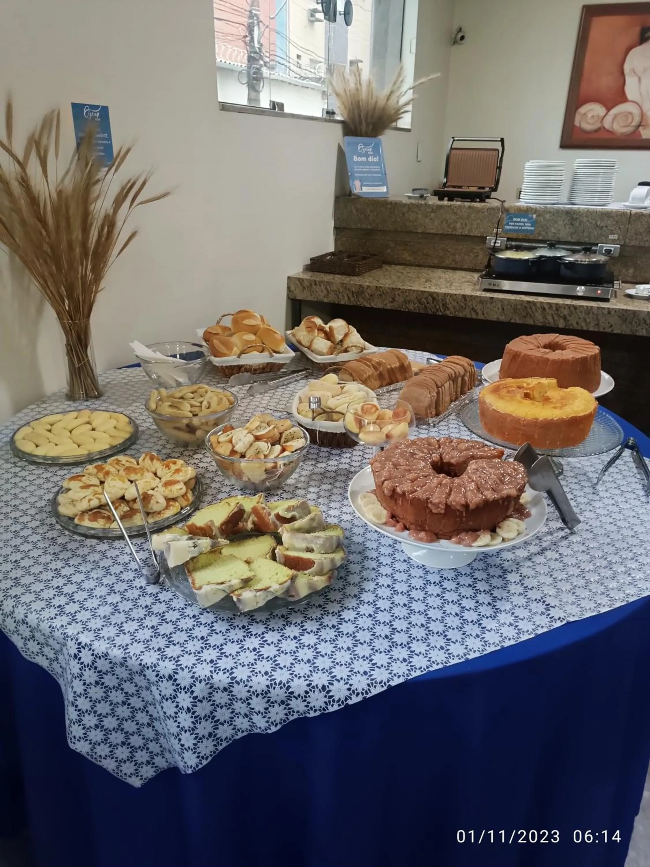 Food and drinks in Hotel Oscar Blue Montes Claros