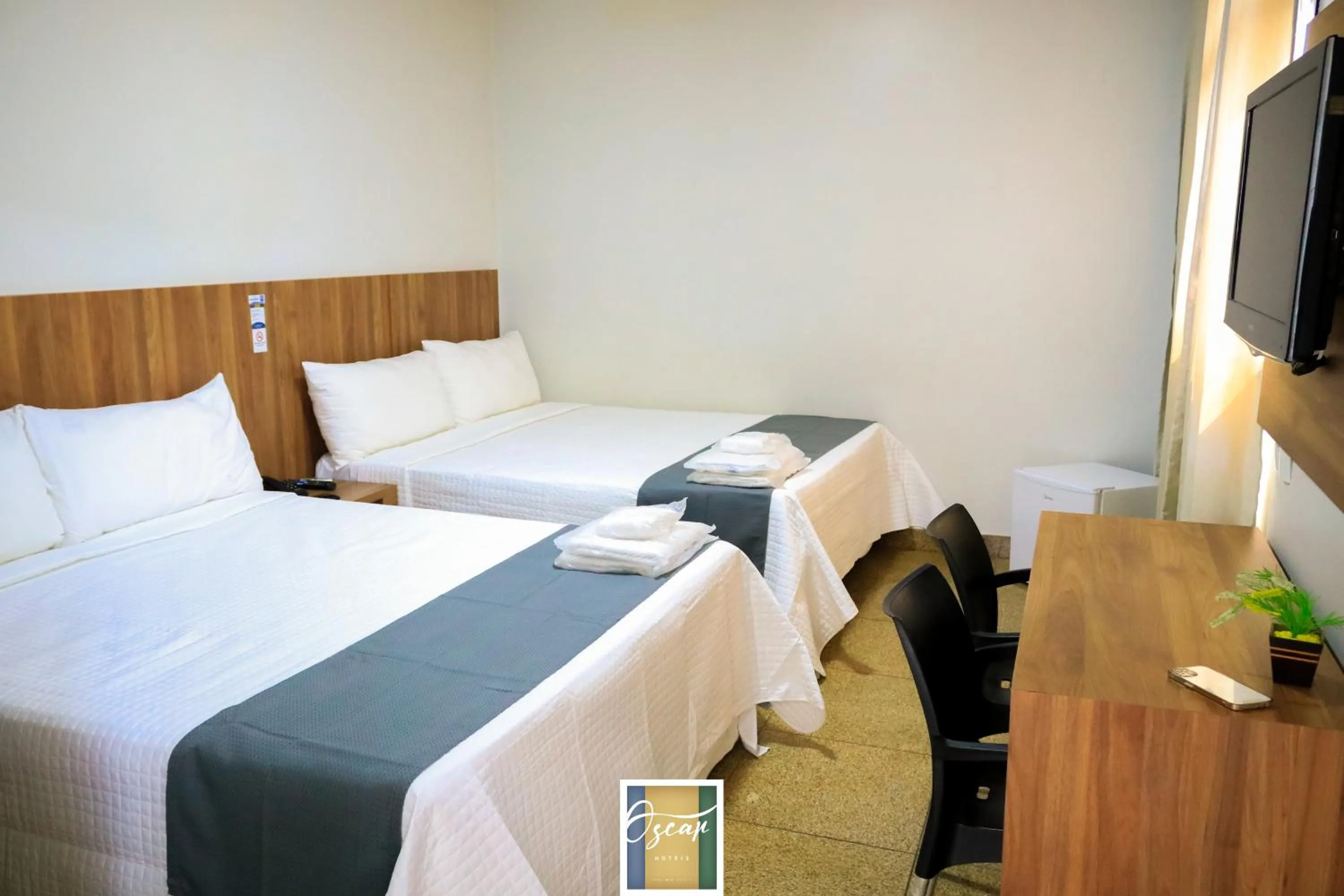 Bed in Hotel Oscar Blue Montes Claros