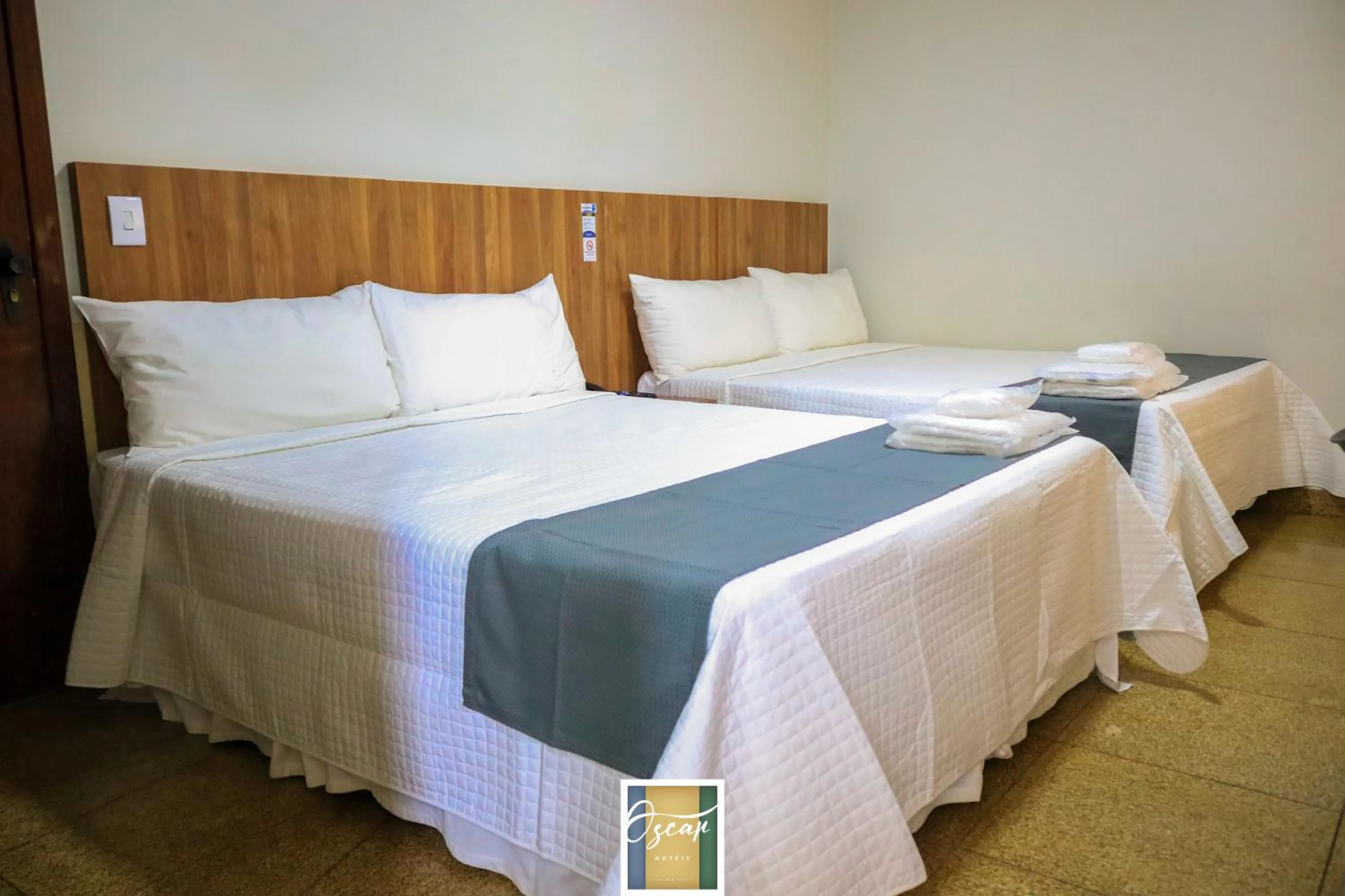 Bed in Hotel Oscar Blue Montes Claros