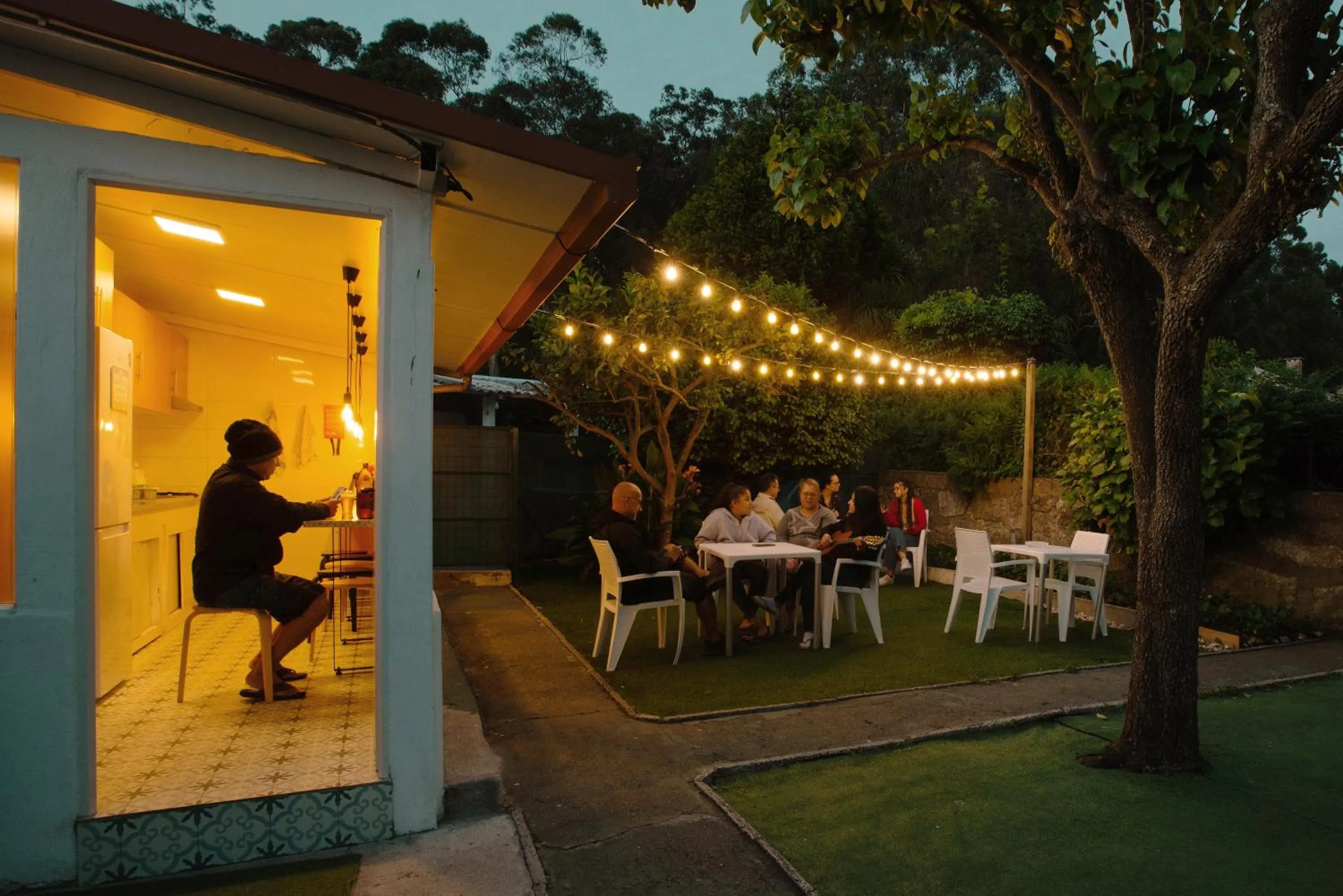 Patio in Hostel das Flores
