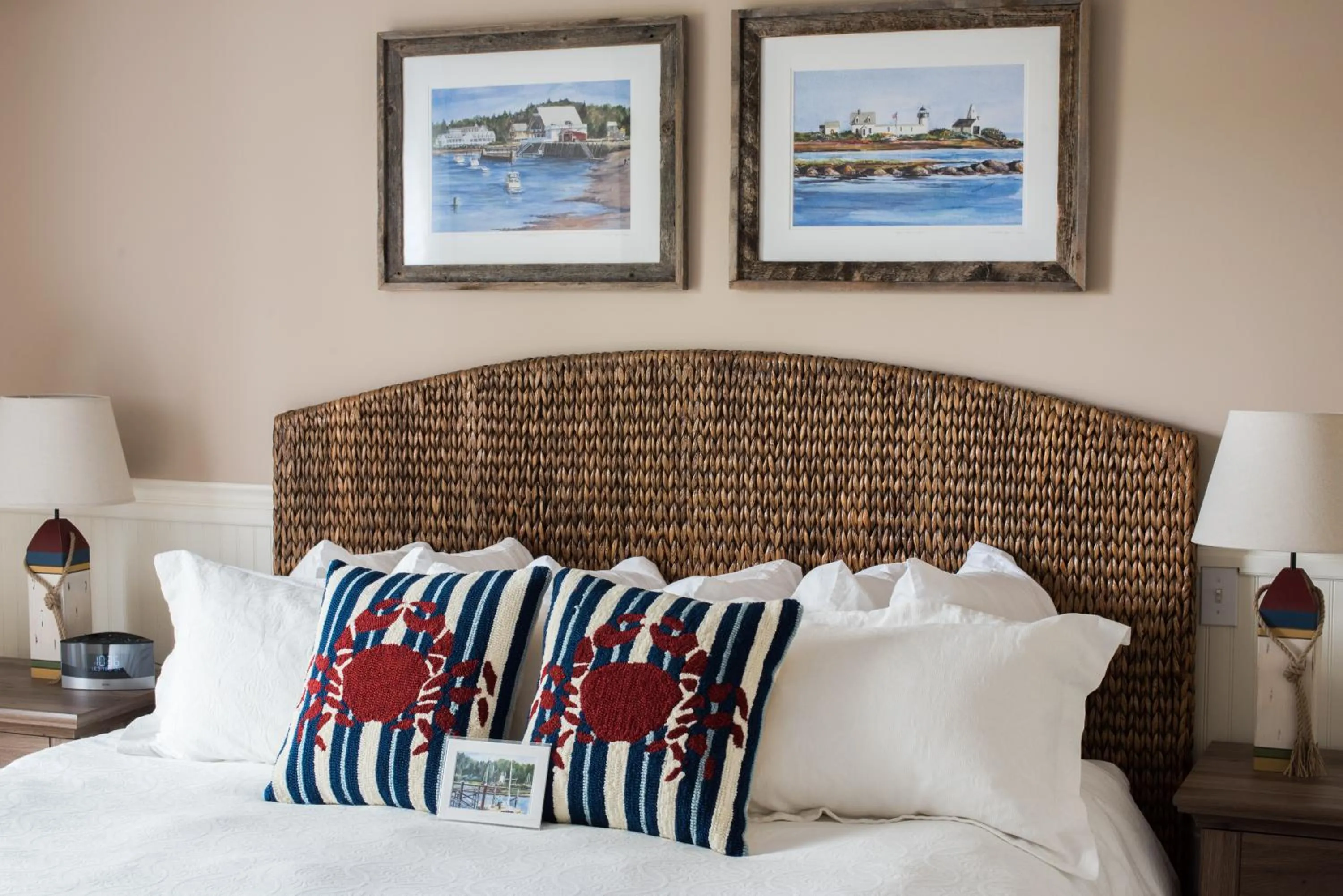 Bed in The Nonantum Resort