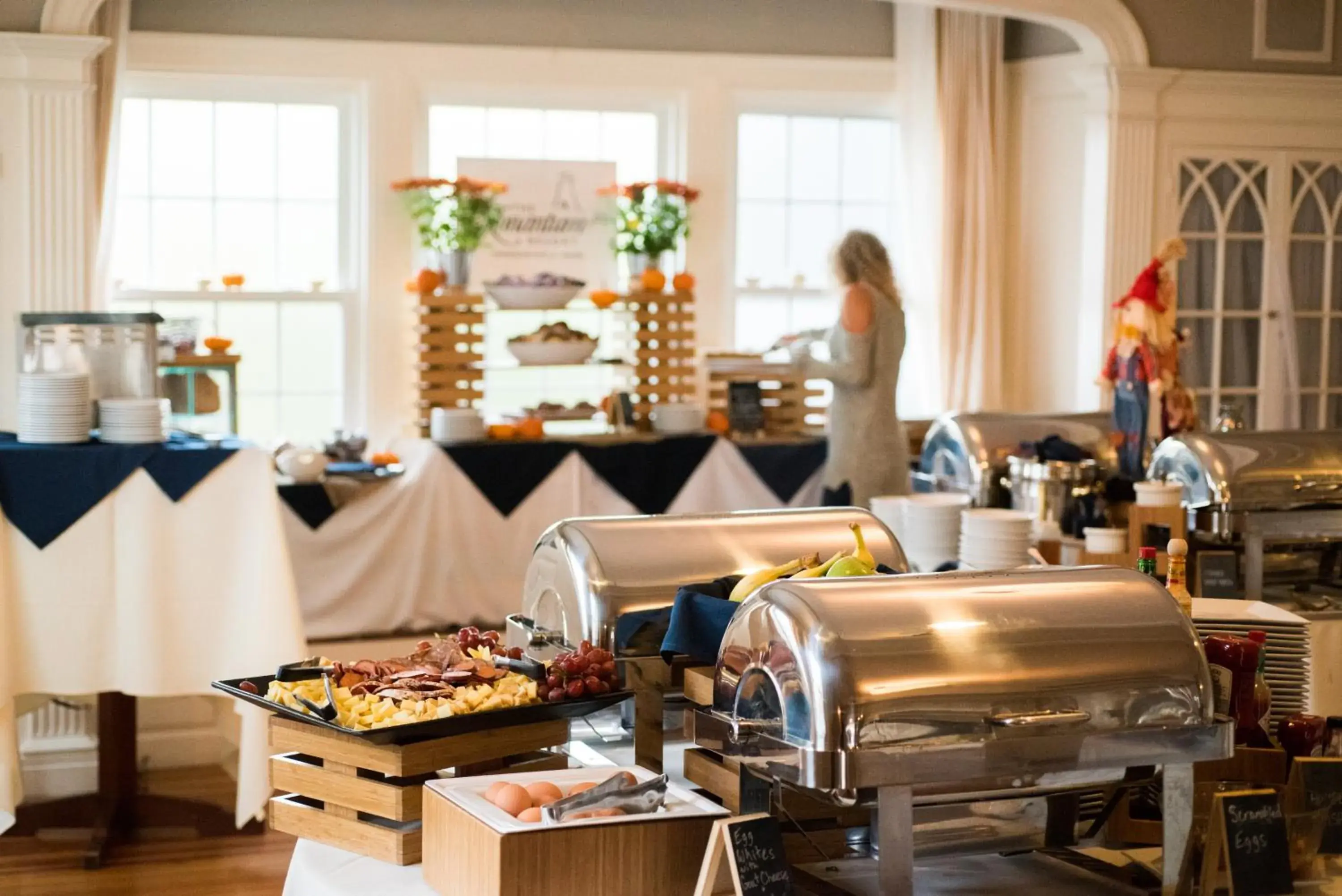 Buffet breakfast in The Nonantum Resort Buffet breakfast in The Nonantum Resort