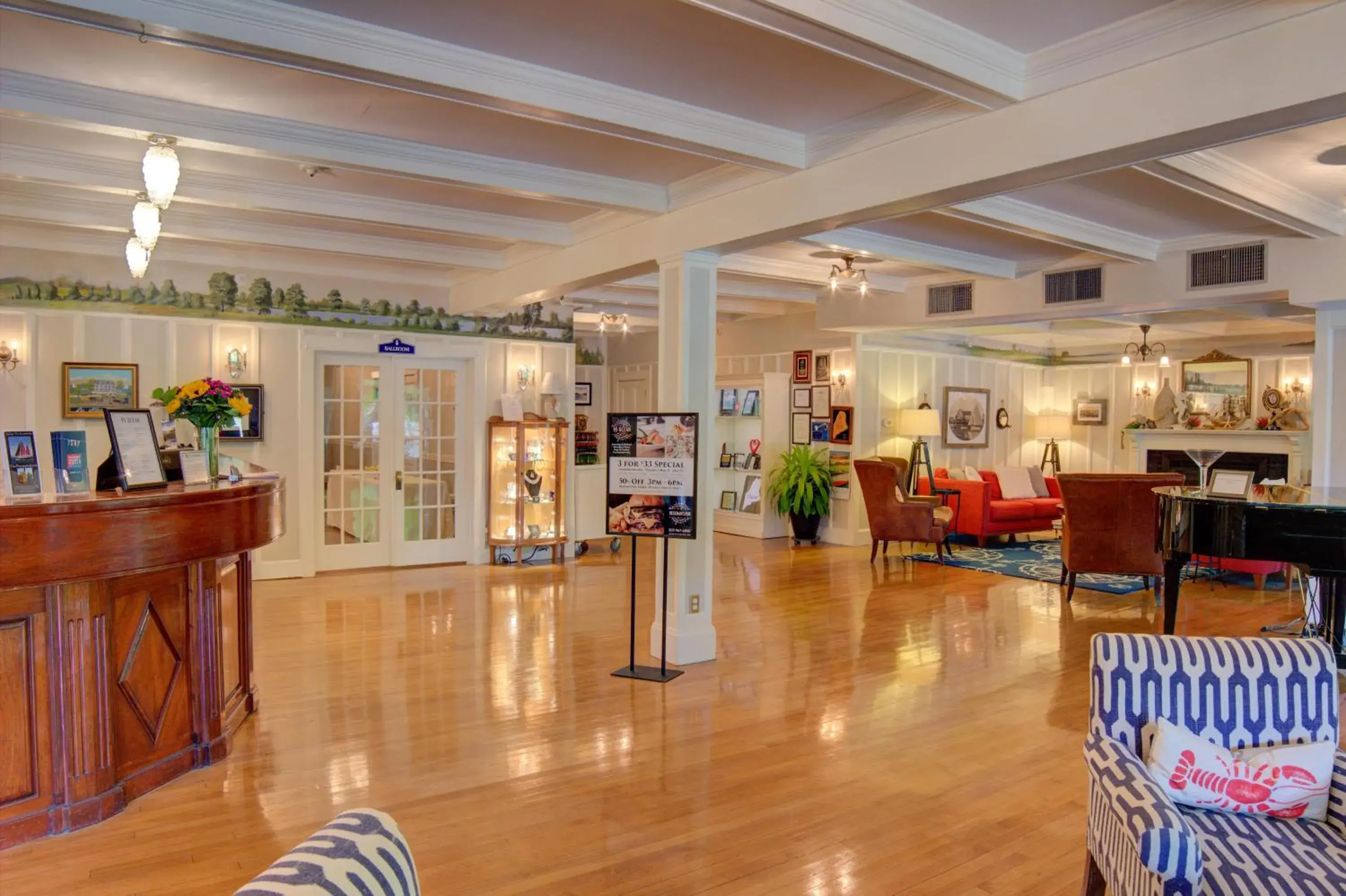 Lobby or reception in The Nonantum Resort Lobby or reception in The Nonantum Resort