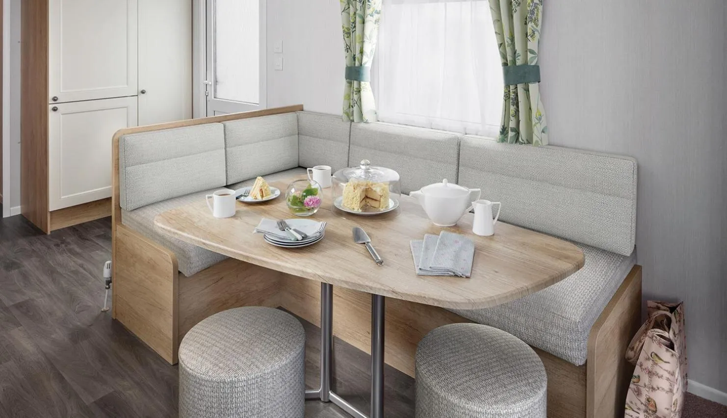 Dining area in Par Sands Coastal Holiday park